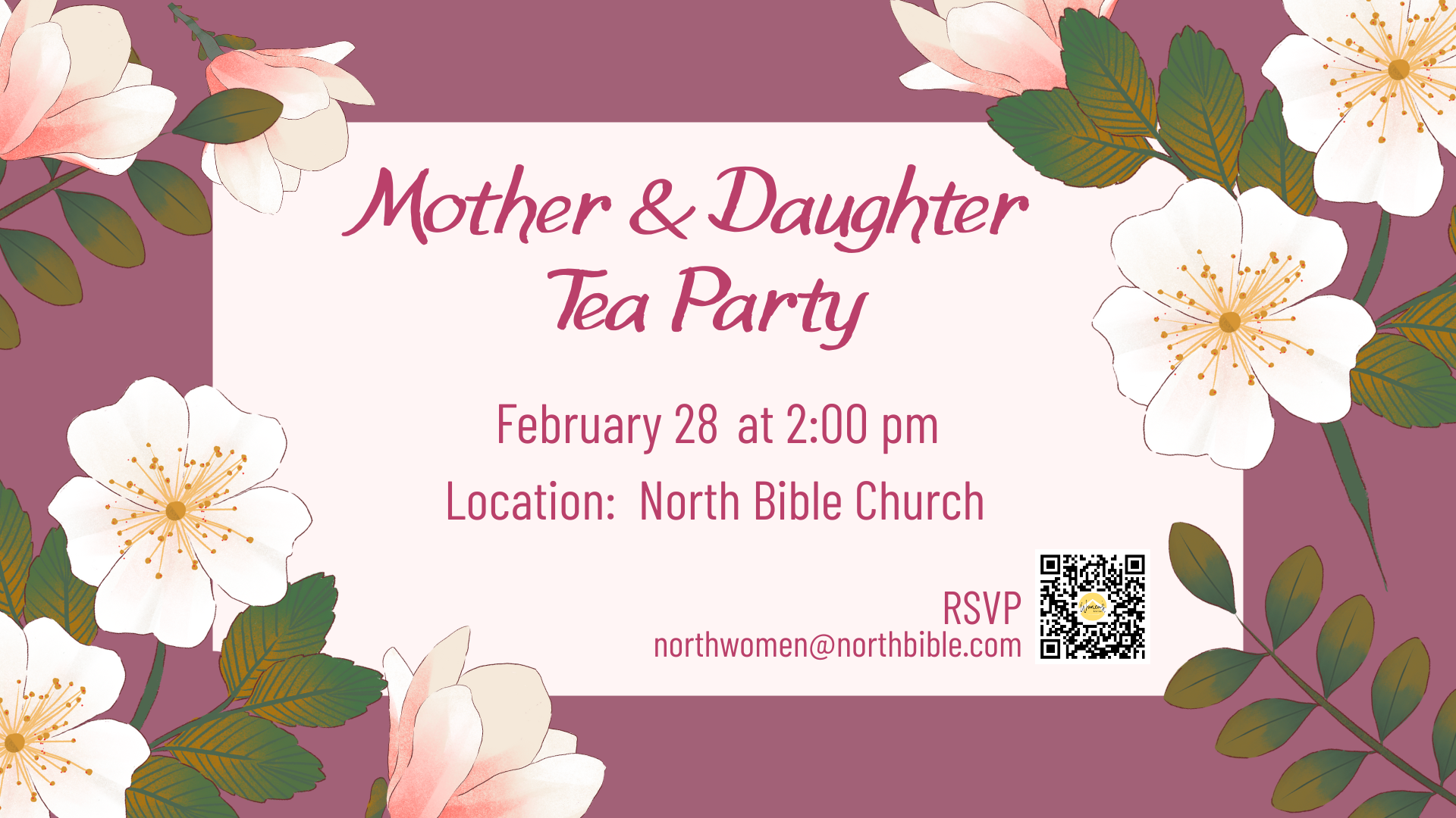 Mother & Daughter Tea Party 2025