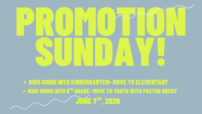 Promotion Sunday 2026 image