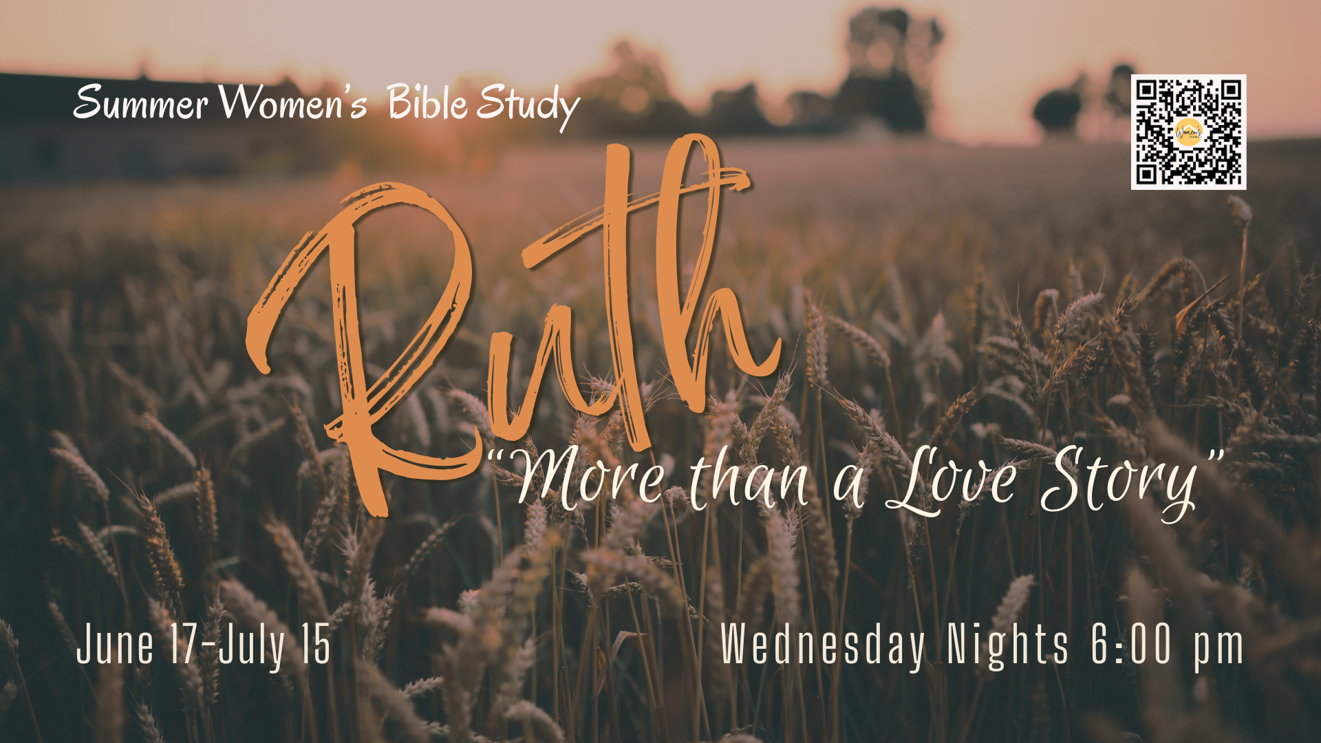 Ruth Women's Bible study