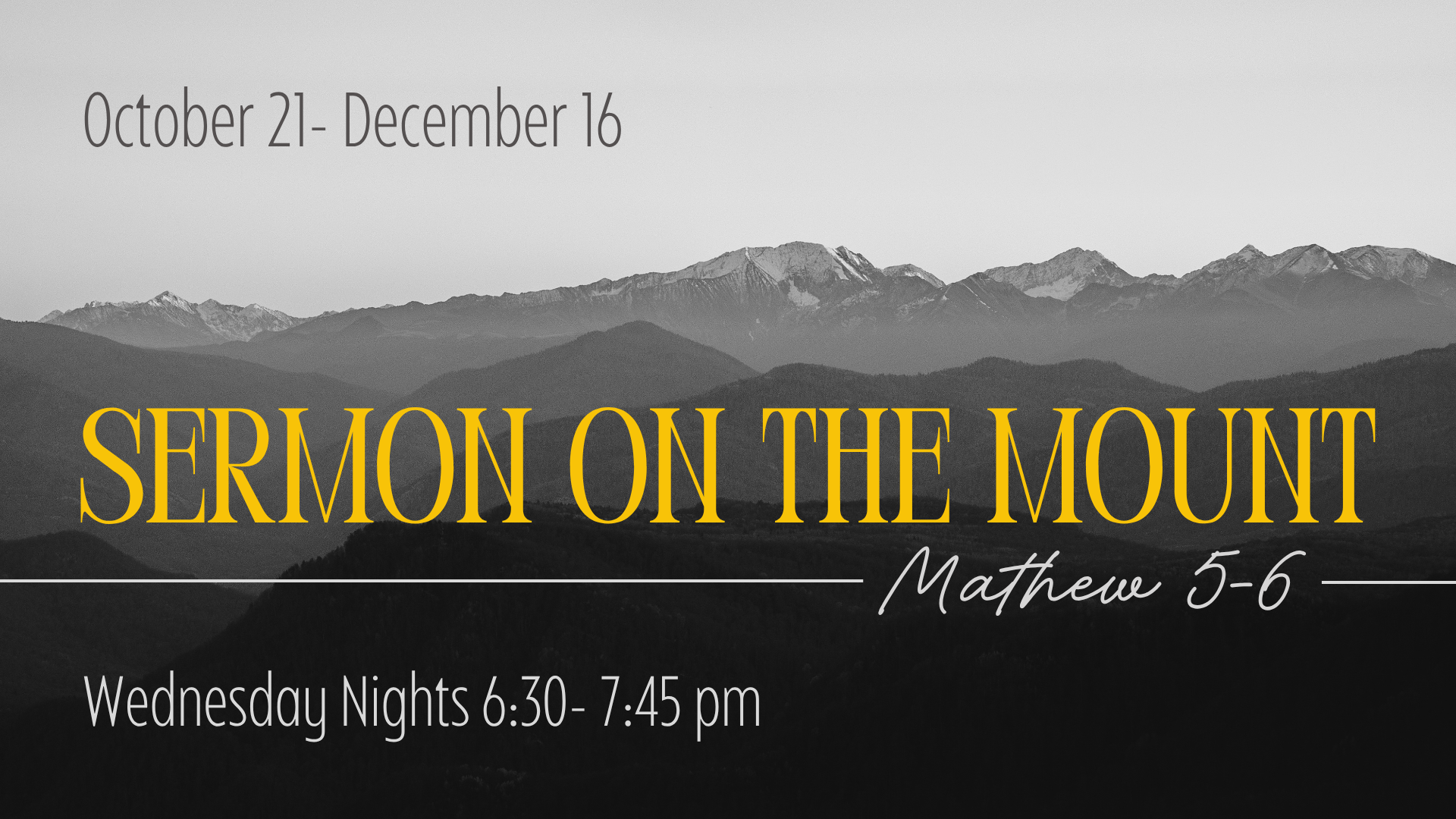 Sermon on the Mount