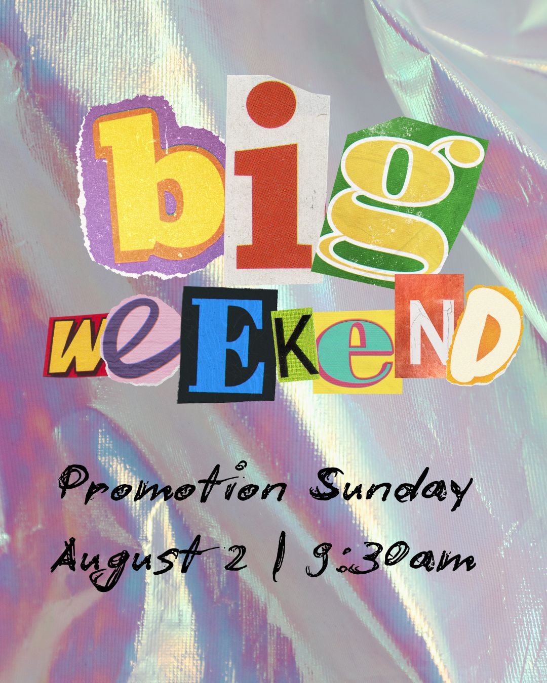 Big Weekend Promotion Sunday socials (2)