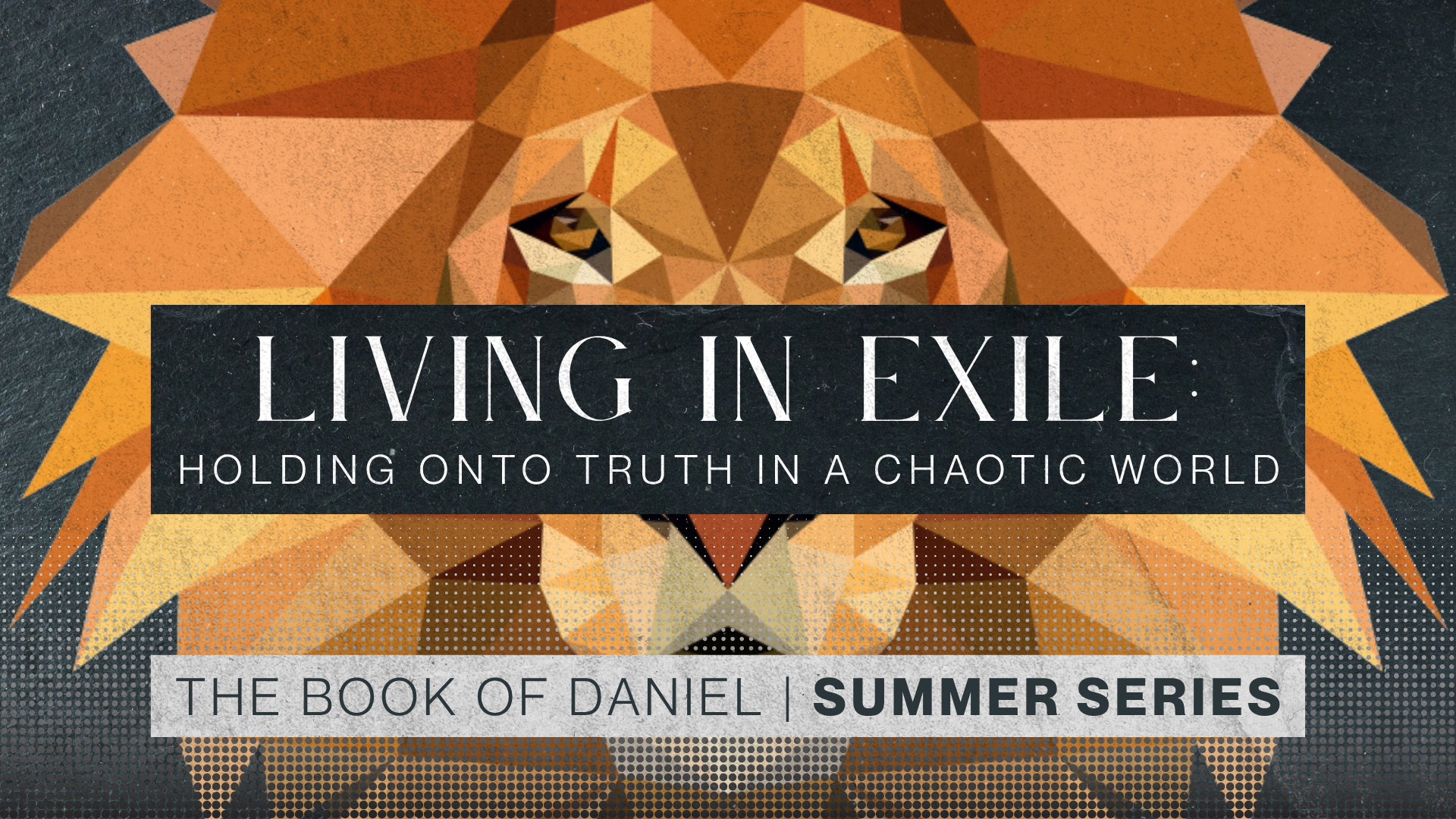 Living In Exile - Holding onto Truth in a Chaotic World banner