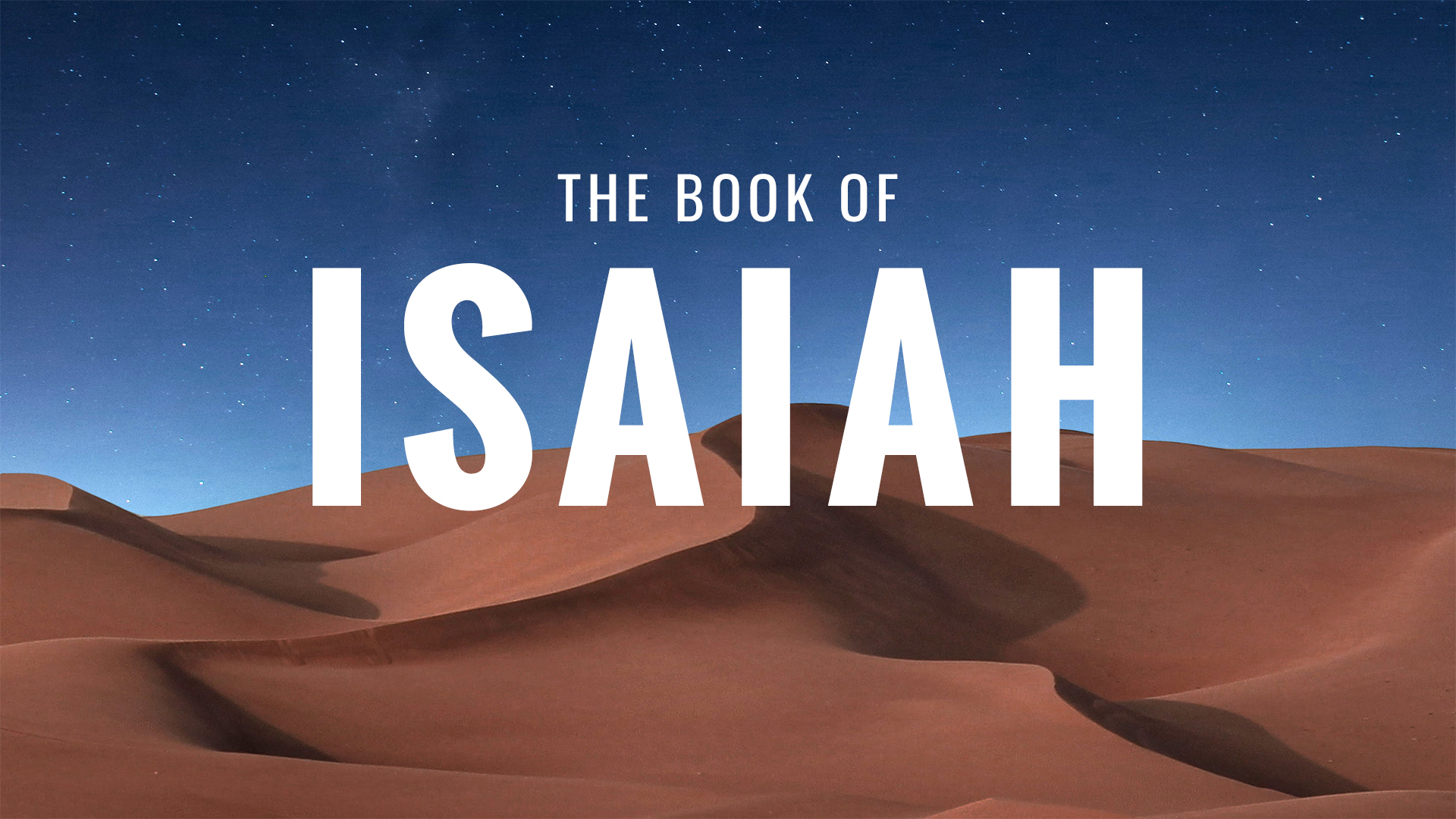 The Book of Isaiah banner