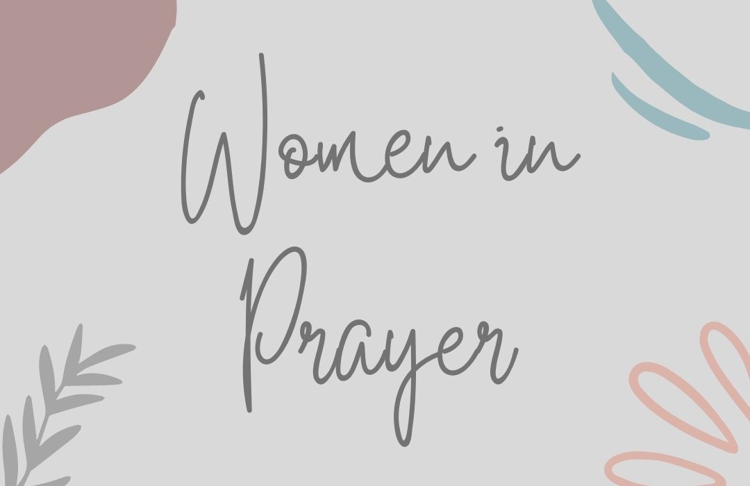 women in prayer event button image