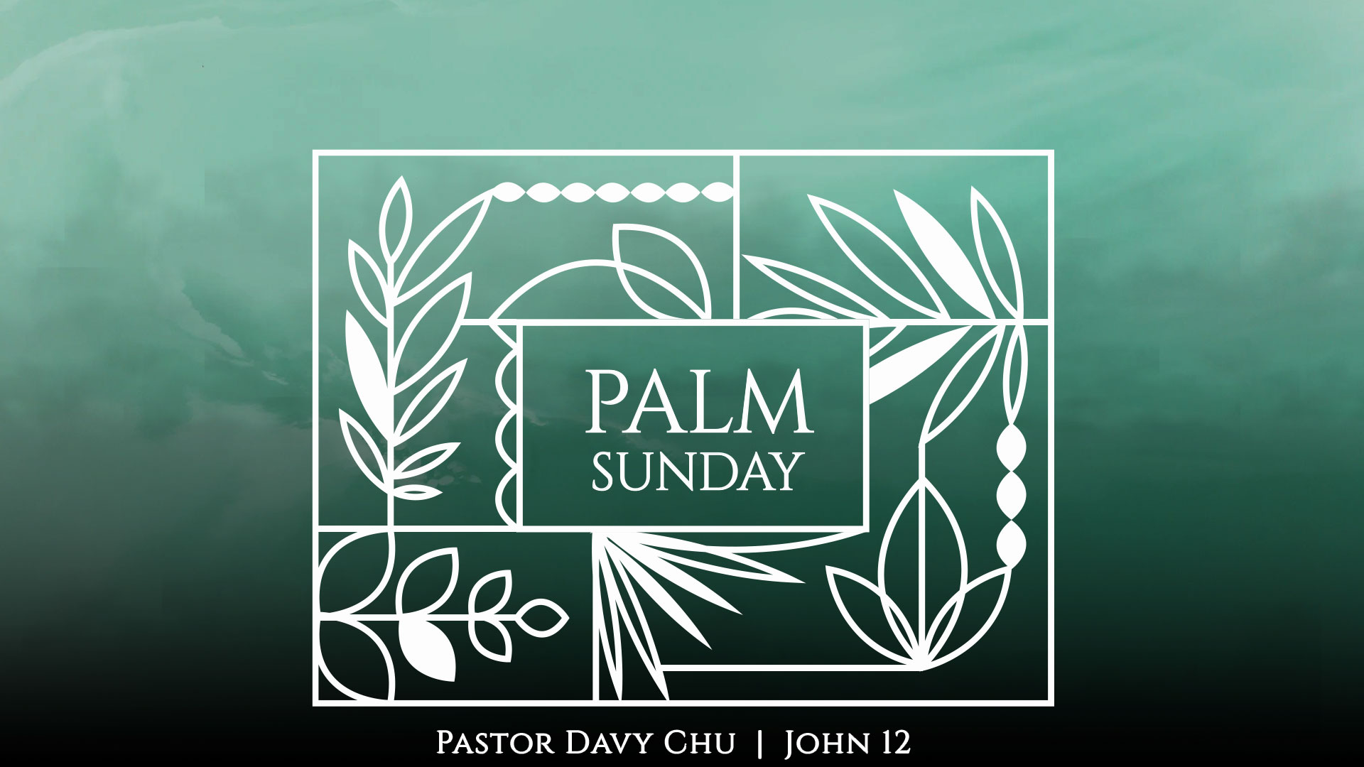 Palm Sunday 2024 banner