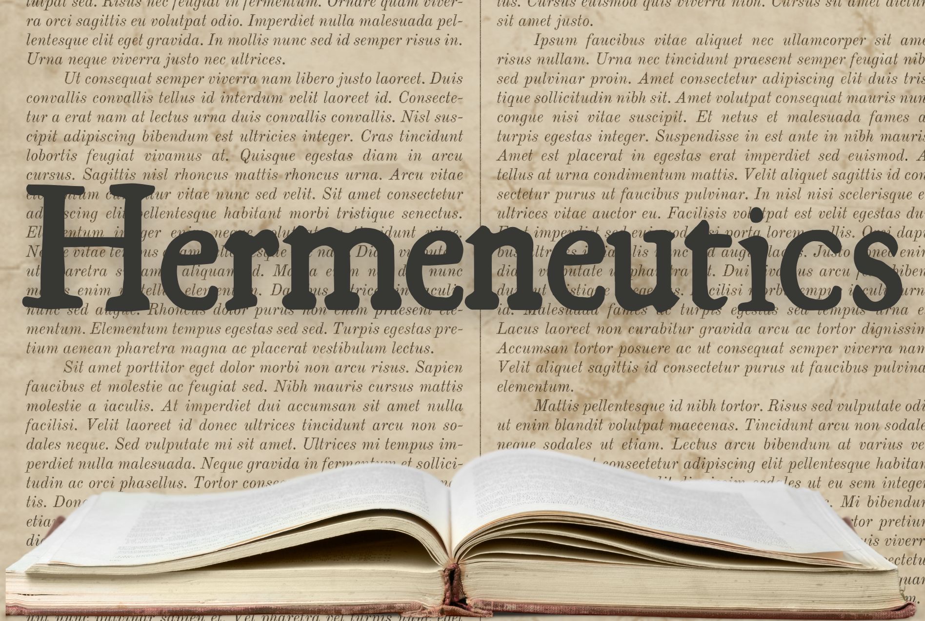 Hermeneutics series image