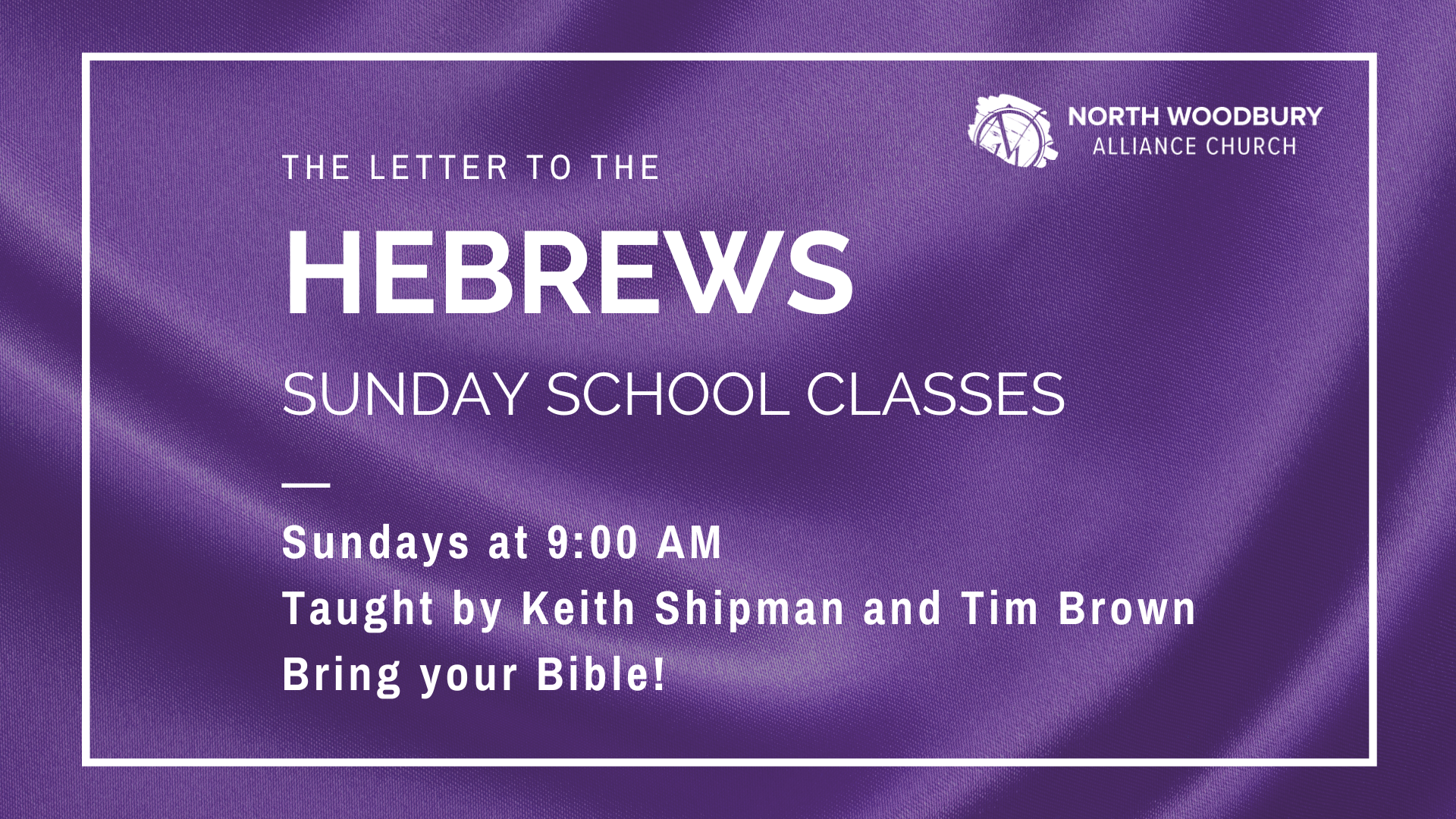 Hebrews Sunday School