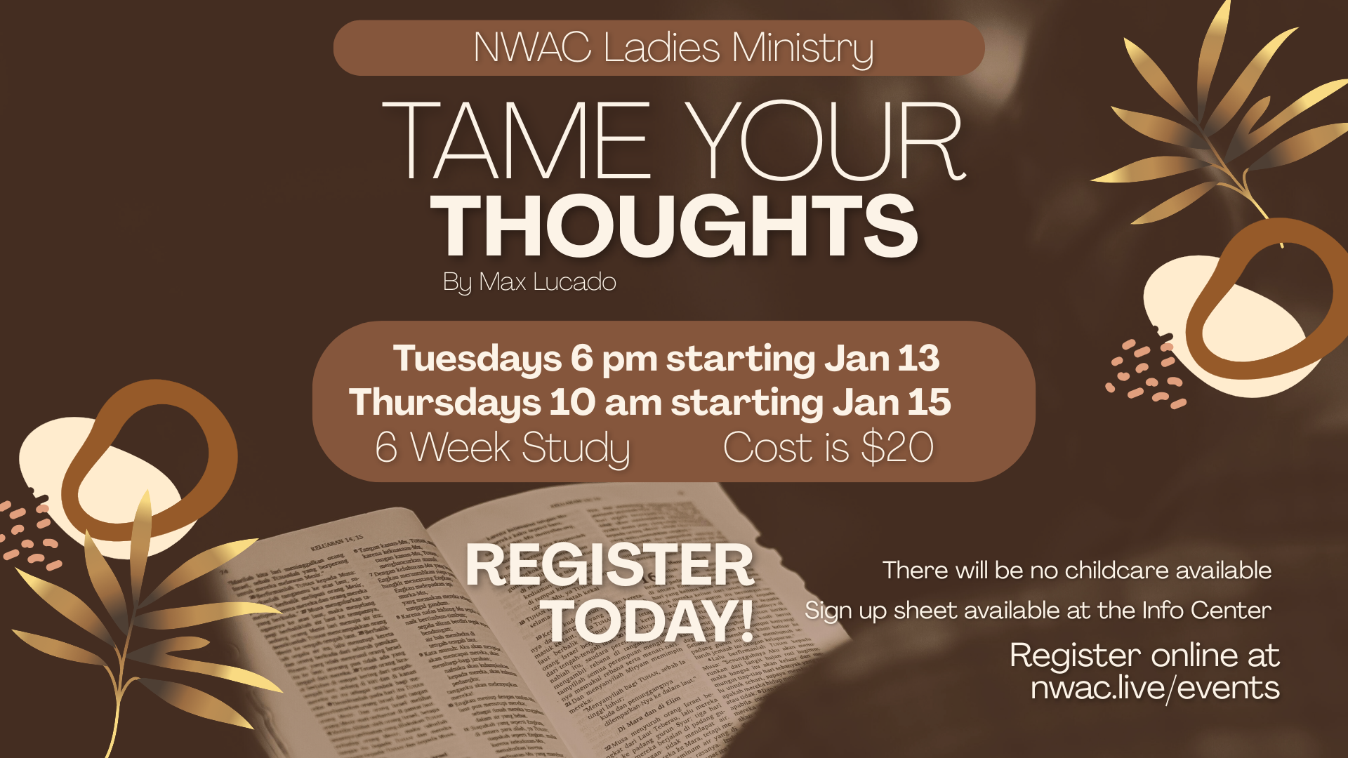 Tame Your Thoughts Jan 2026 (Presentation)