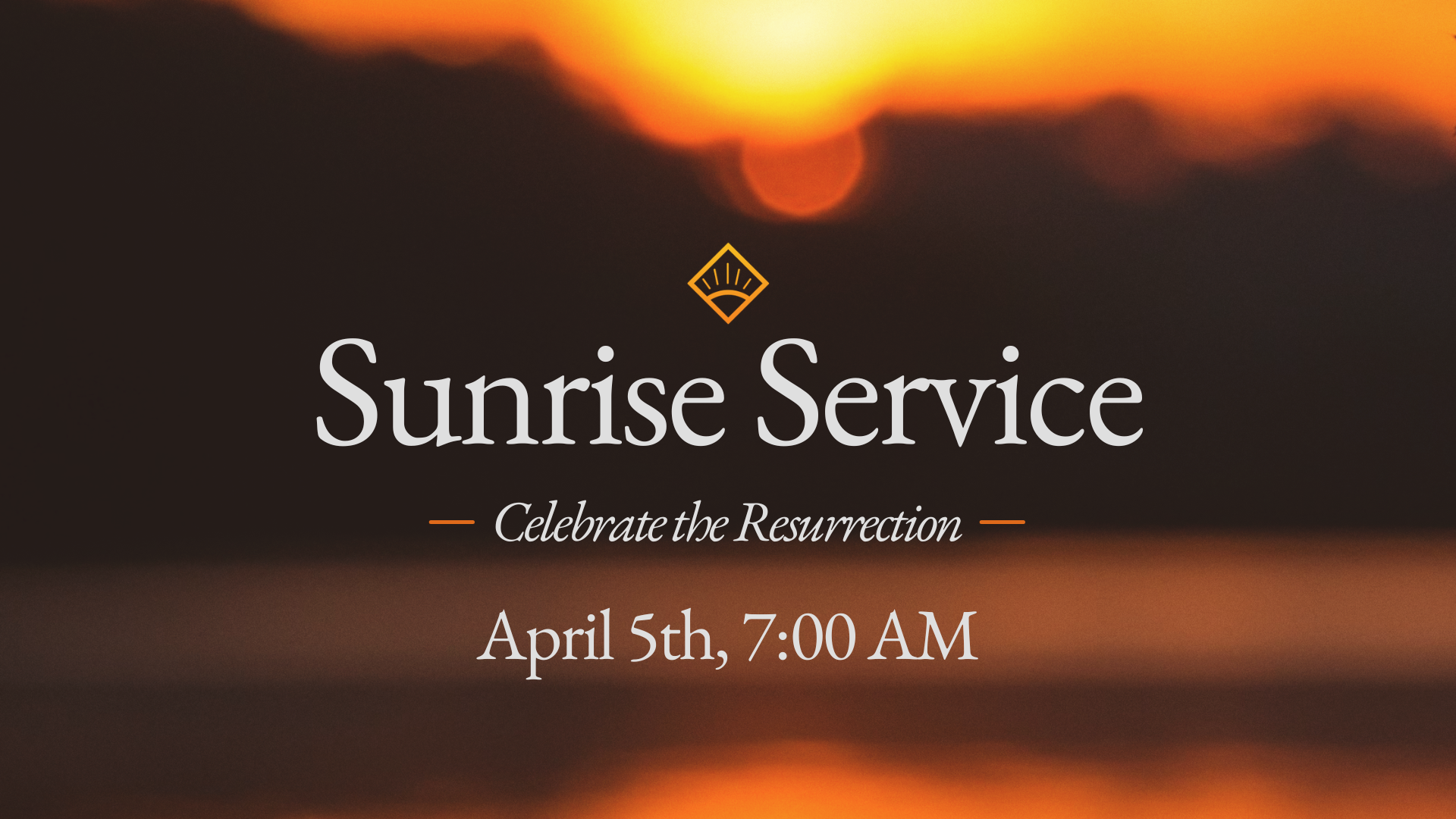 Sunrise Service 2026 image
