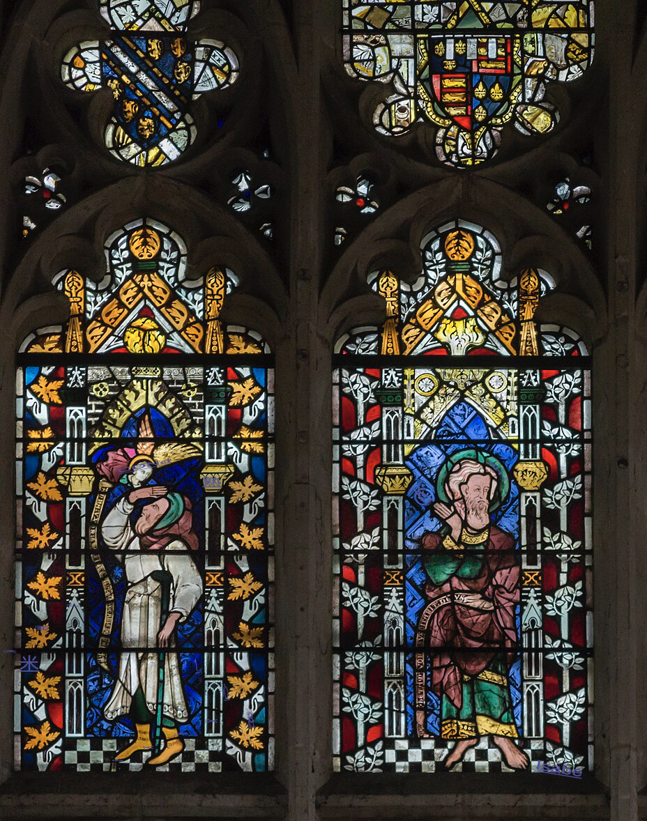 Abraham and Moses Exeter Cathedral East Window