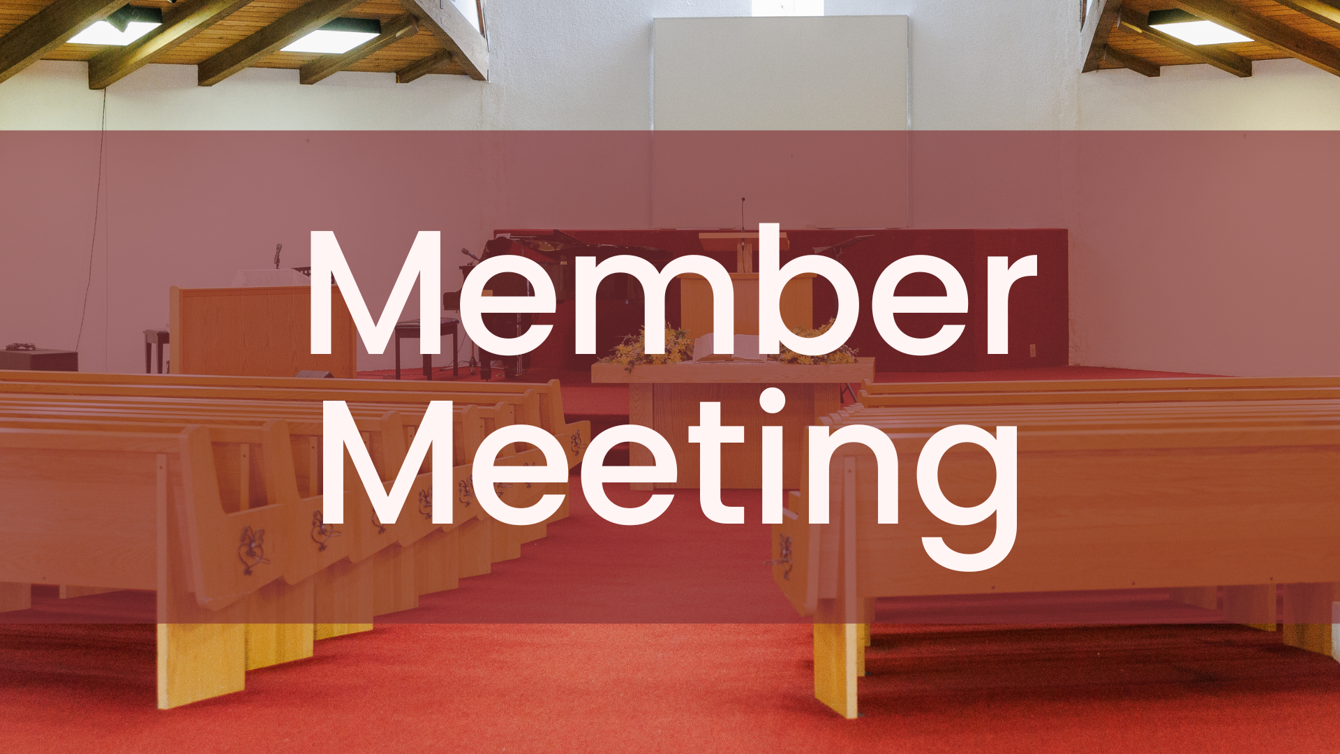 Member Meeting - email