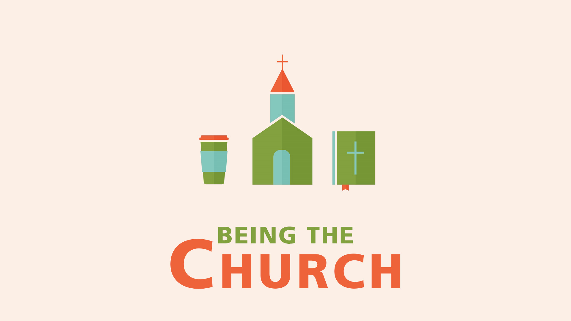 Being the Church banner