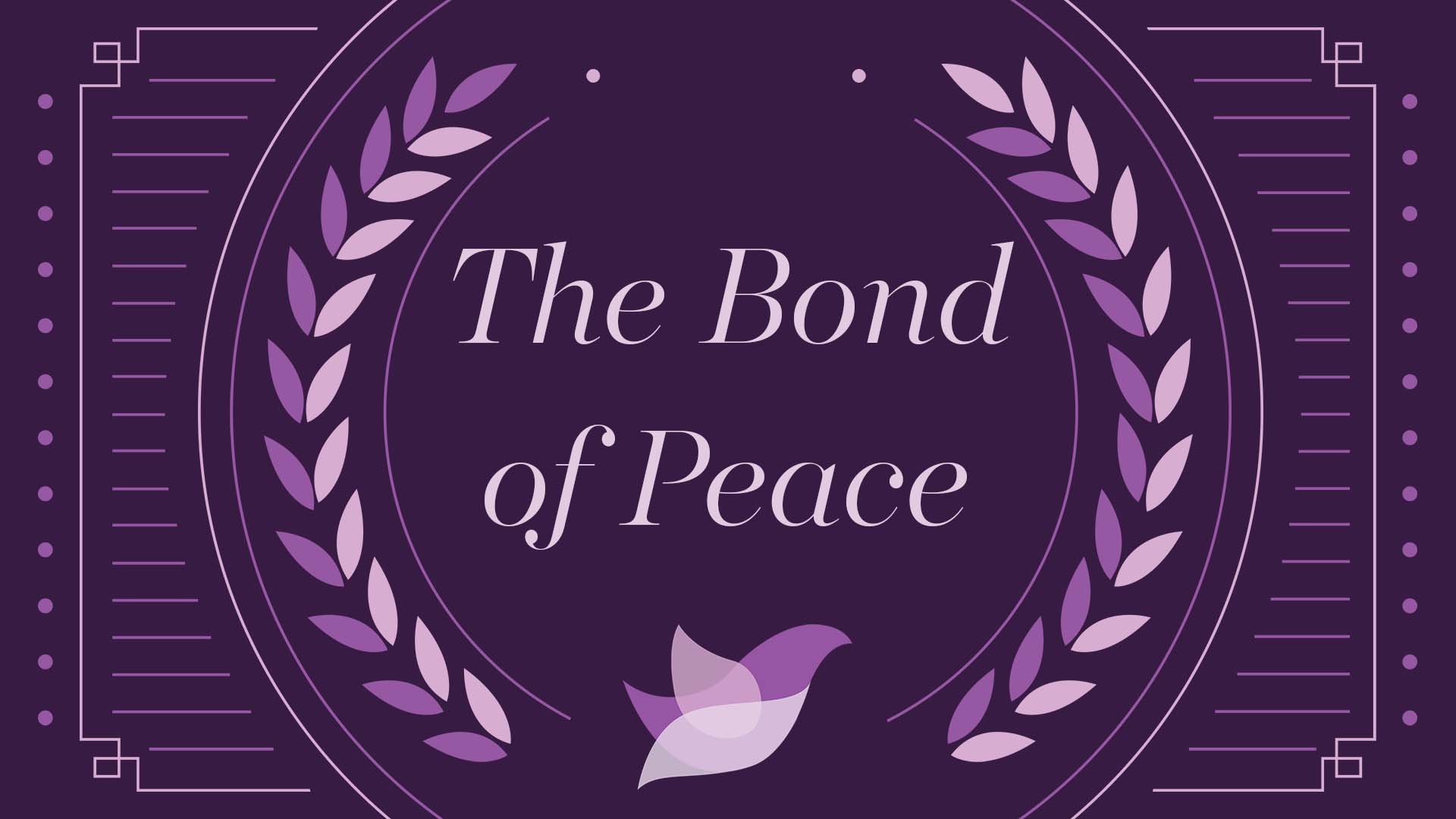 The Bond of Peace banner