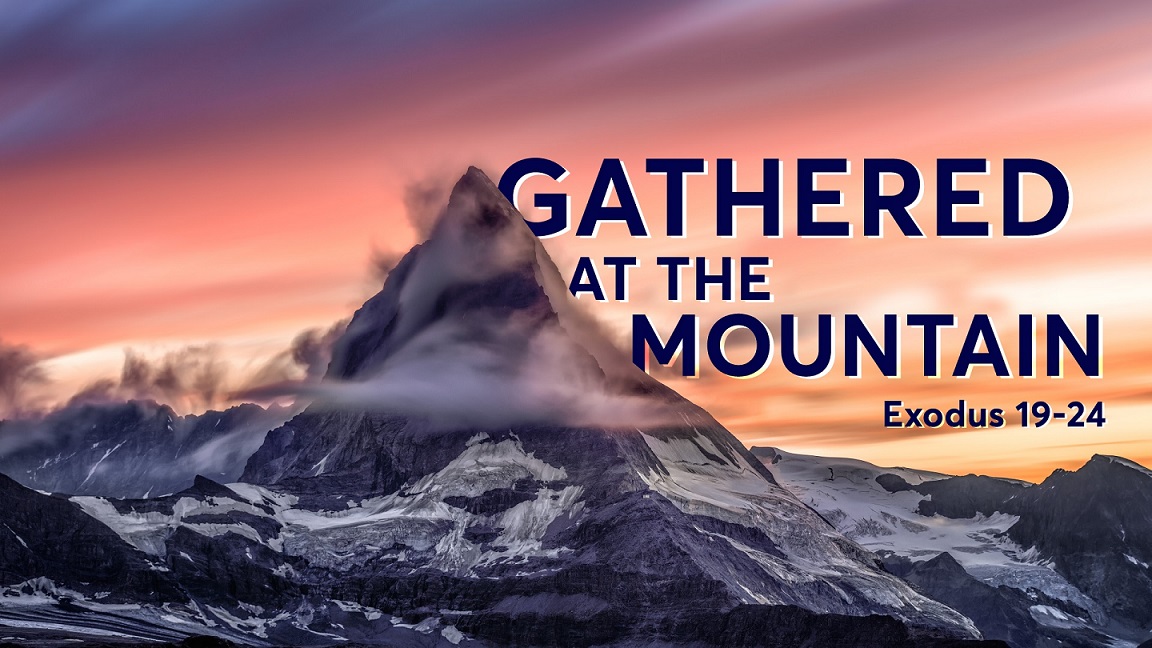 Gathered at the Mountain banner