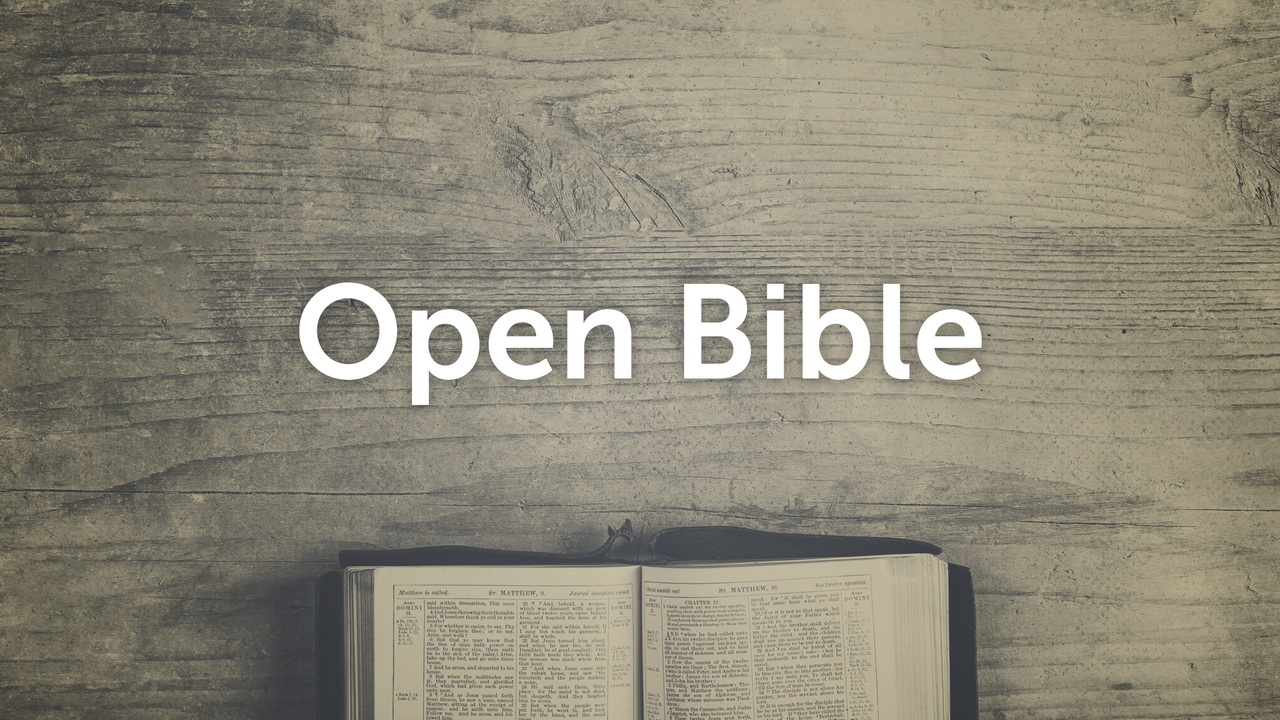 Open Bible banner