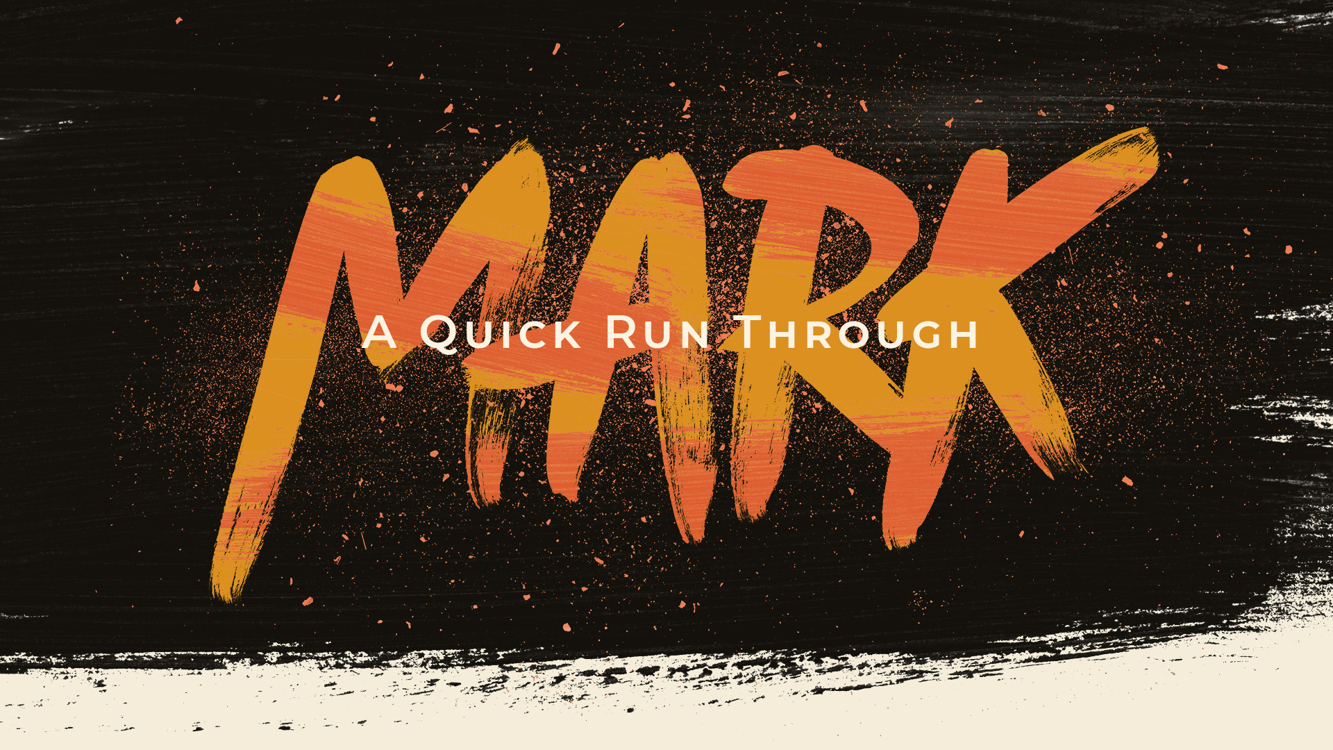 A Quick Run through Mark banner
