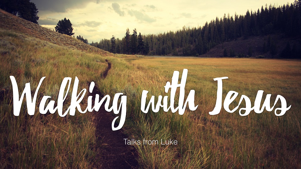 Walking with Jesus banner