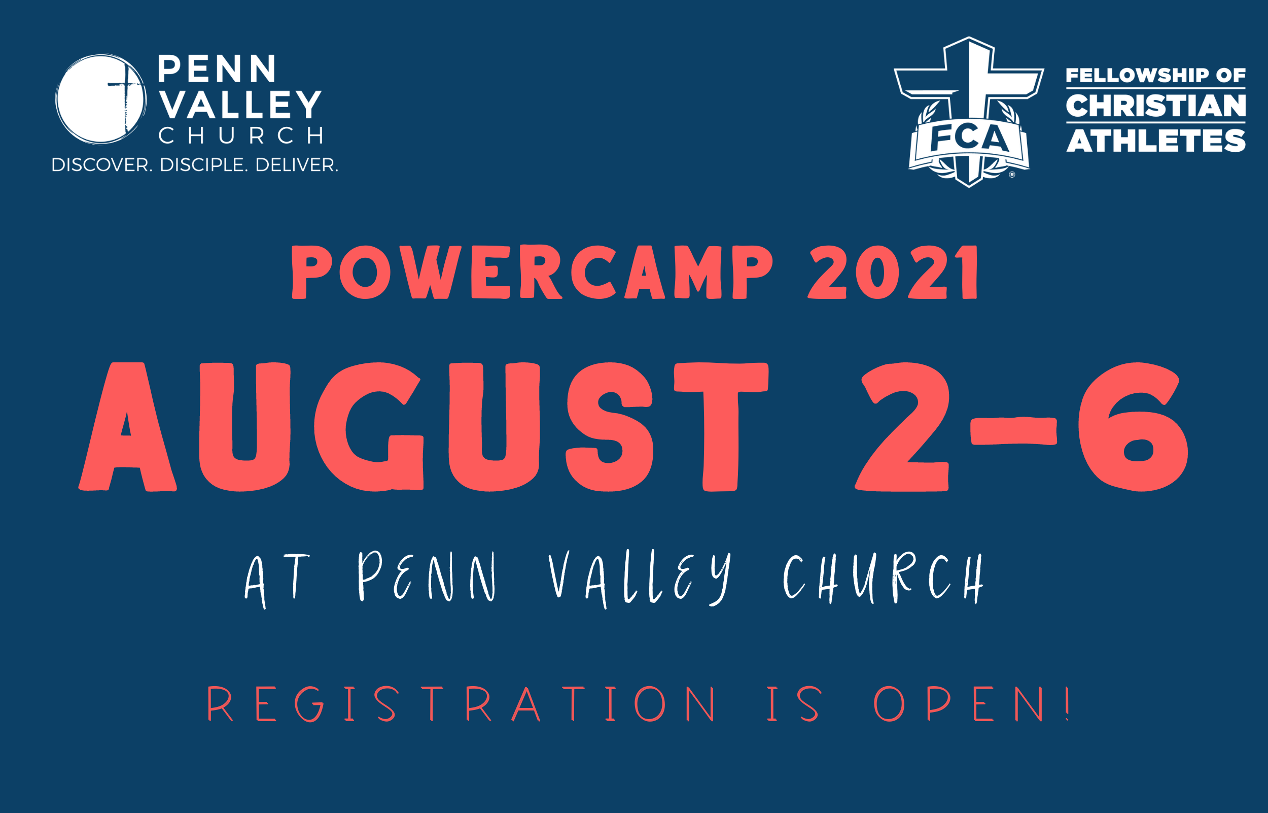 Power Camp 2021 - Now Open