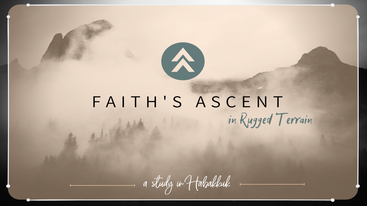 Faith's Ascent in Rugged Terrain banner