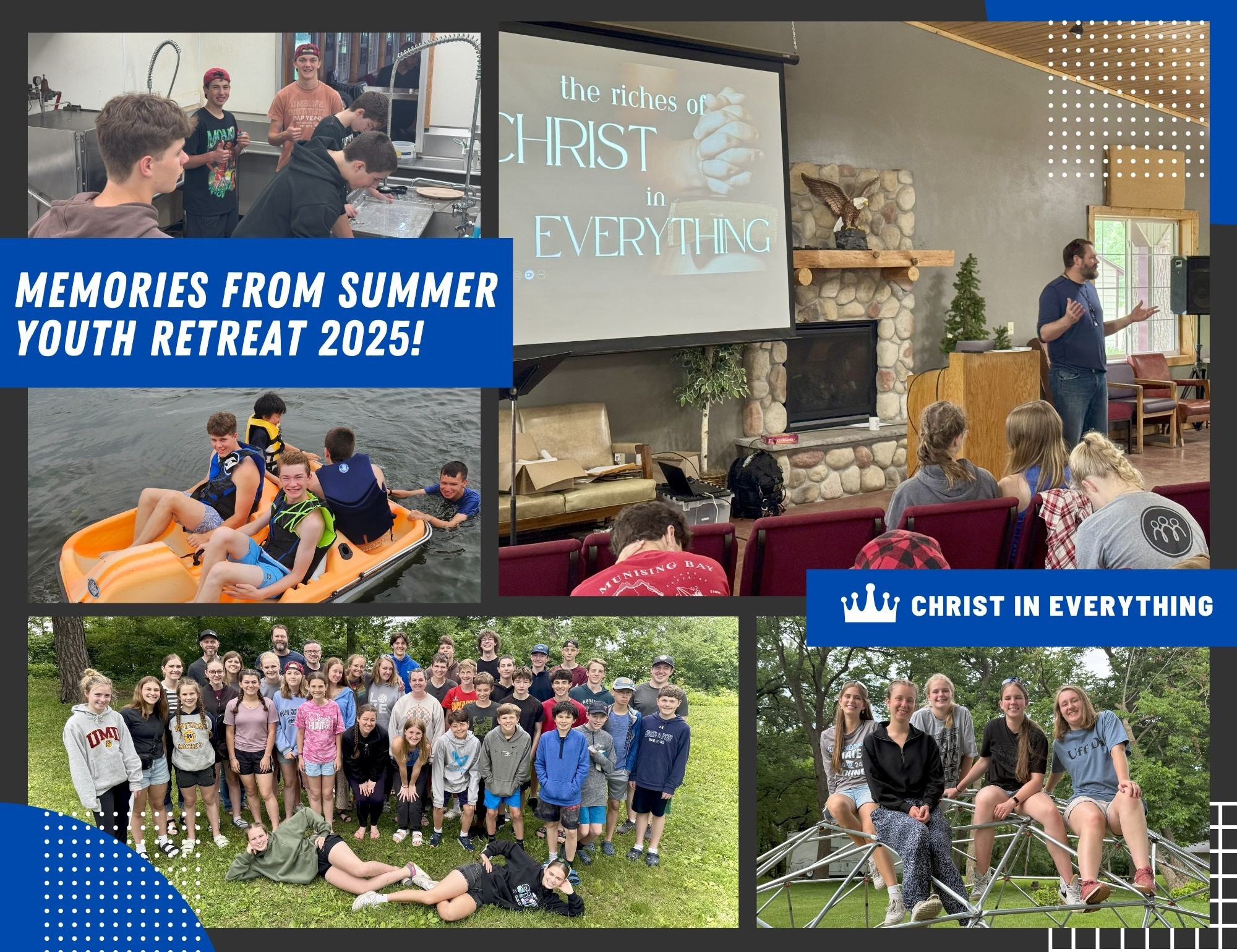 Memories from summer youth retreat 2025!