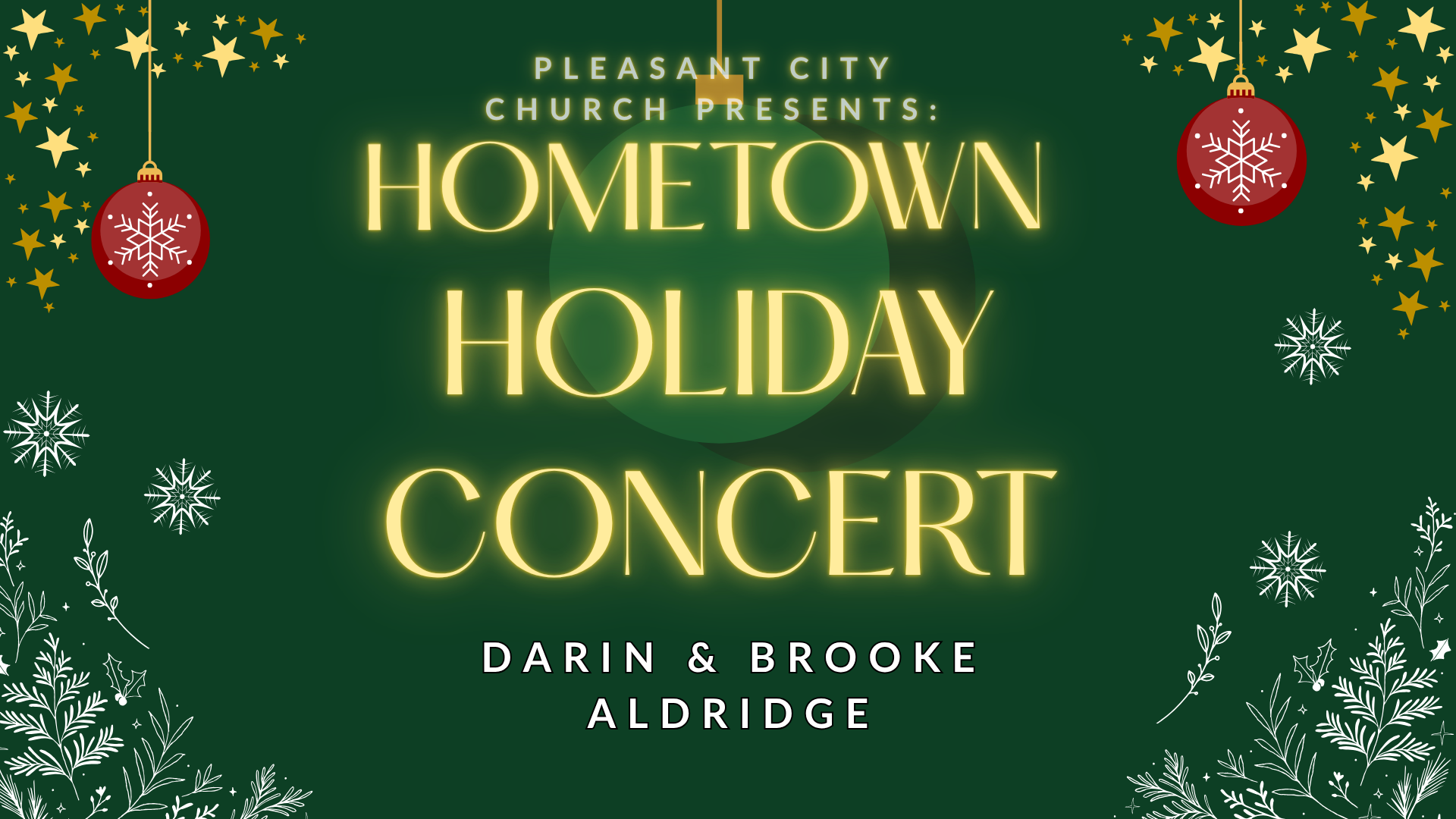 Copy of Green and Gold Elegant Christmas Festival Poster (1920 x 1080 px)