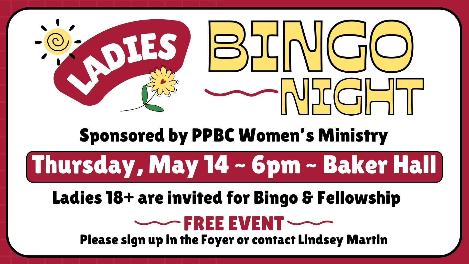 Ladies Bingo Night image