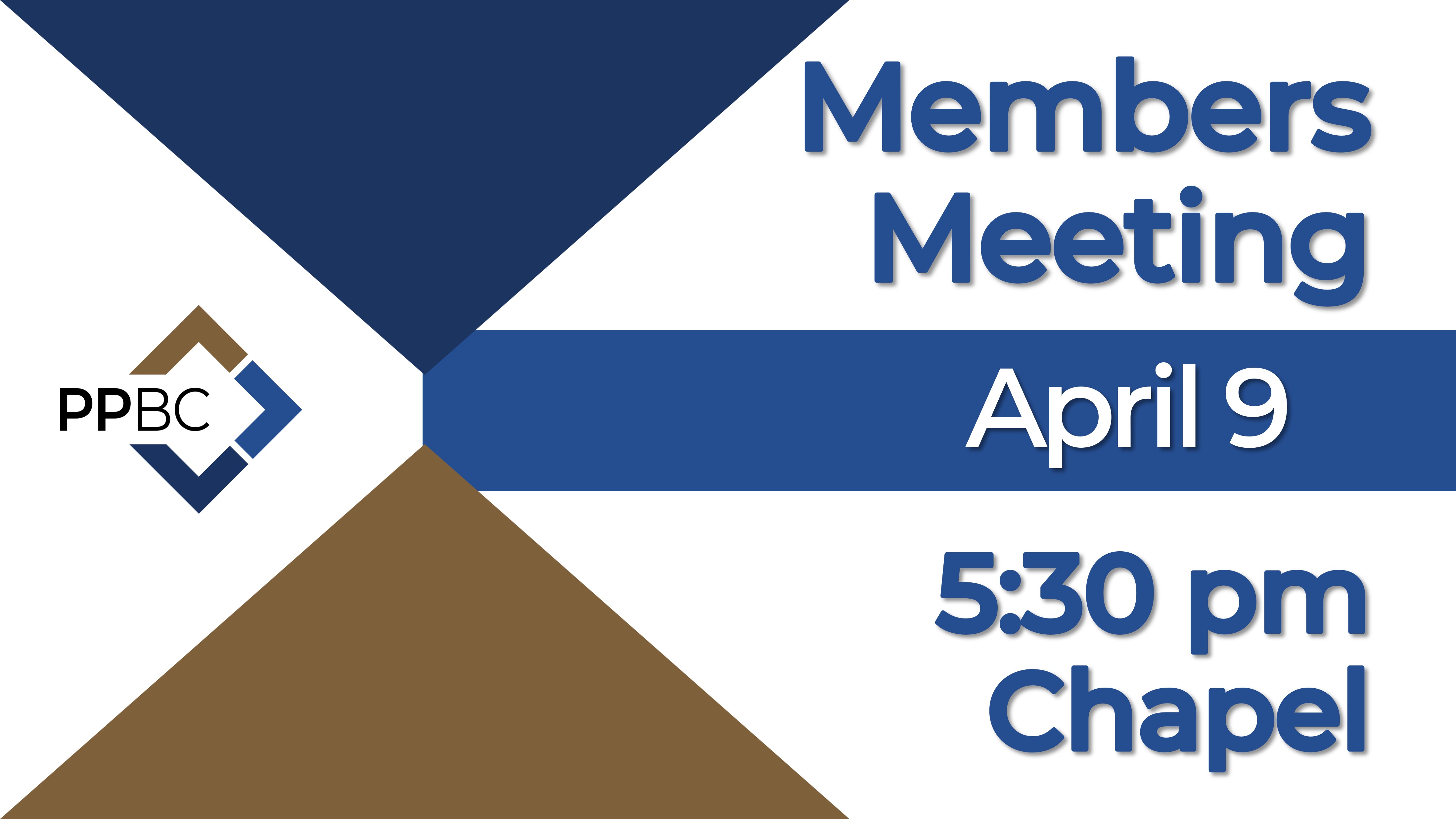 Members Meeting April image