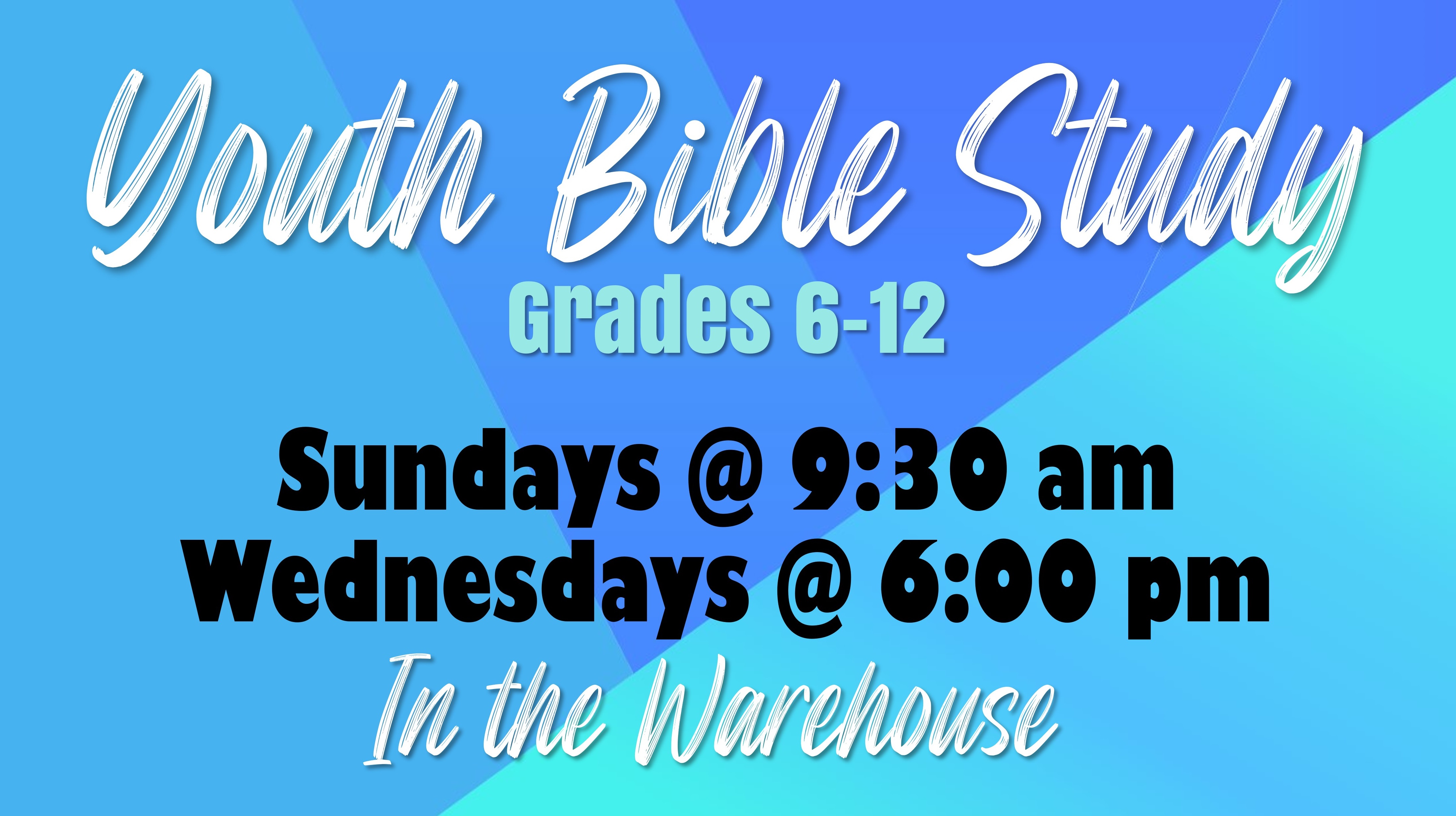 Youth Bible Study 10-24 image