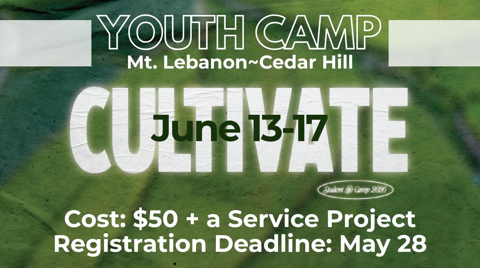 Youth Camp Newsletter image