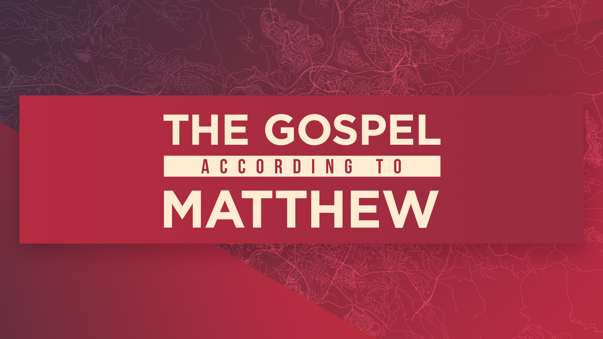The Gospel of Matthew banner