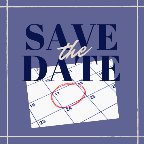 Simple Save the Date Instagram Post