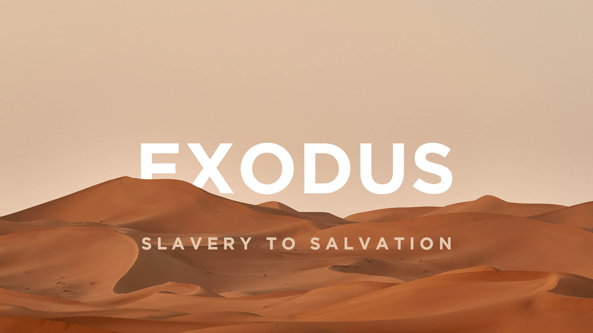Exodus--Slavery to Salvation banner