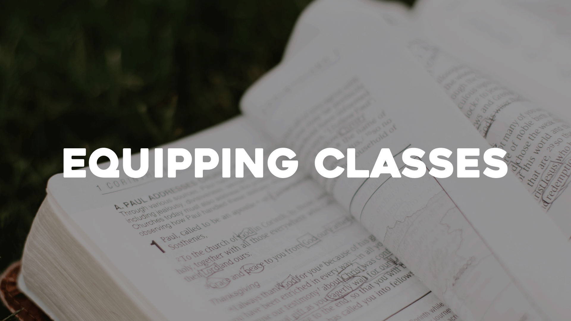 equipping classes image