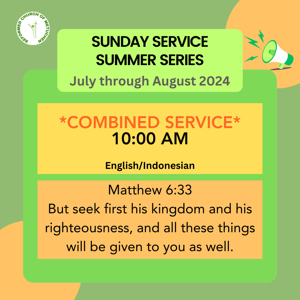 Sunday Service during Summer