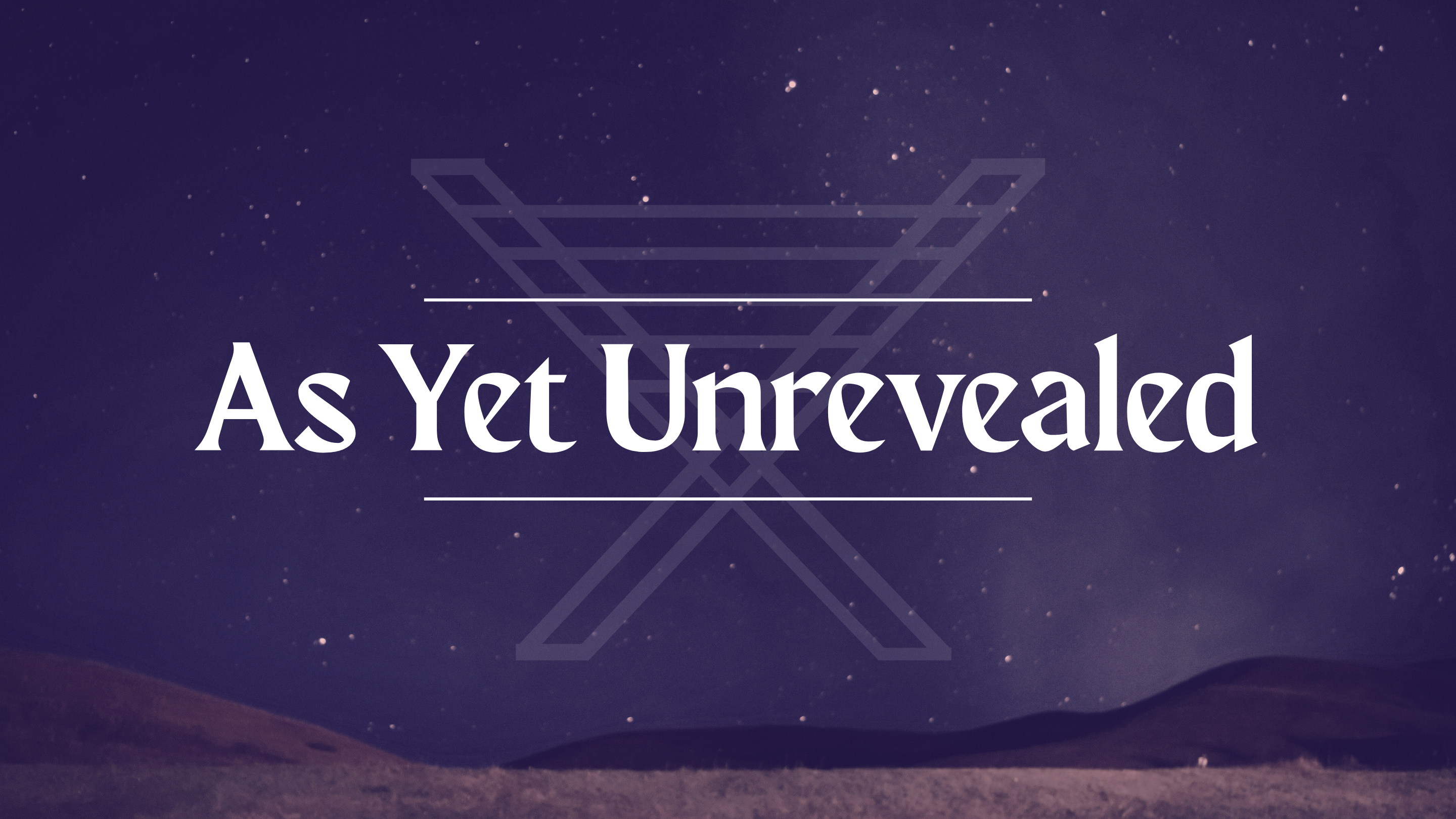 As Yet Unrevealed series image