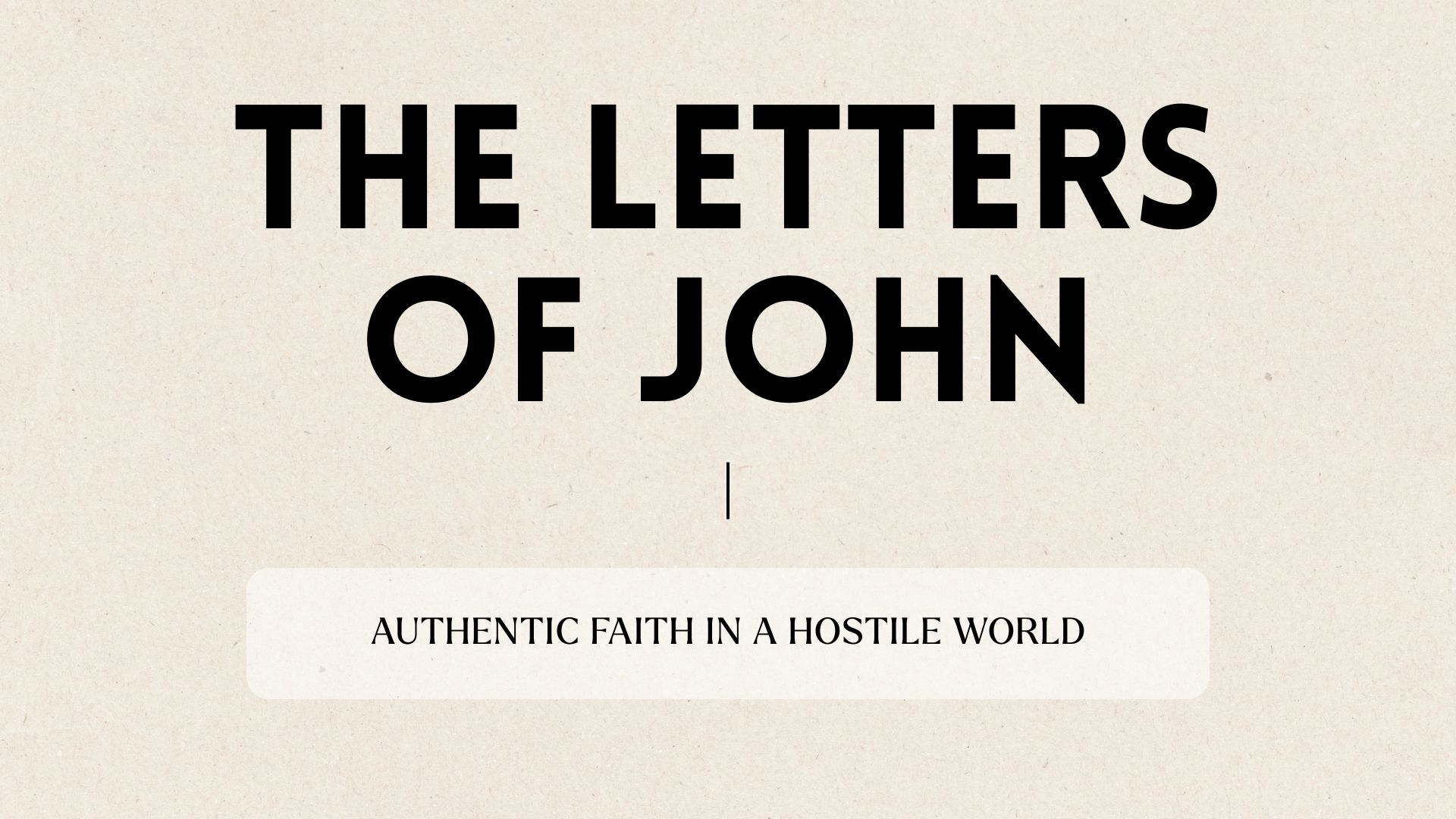 1 John banner