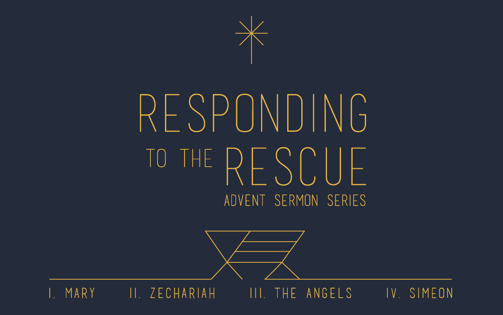 Responding to the Rescue | Advent Sermon Series banner