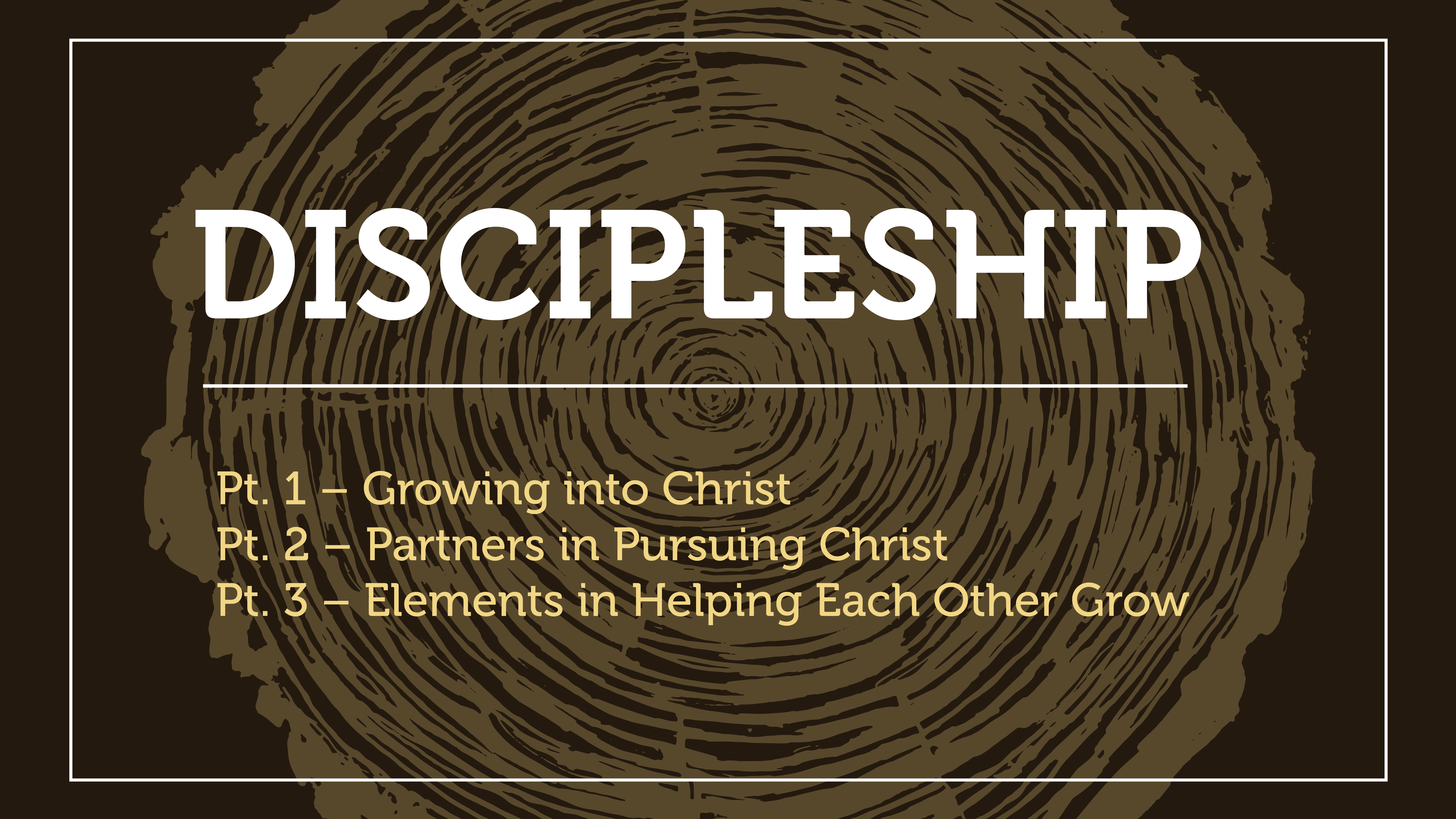 Discipleship banner