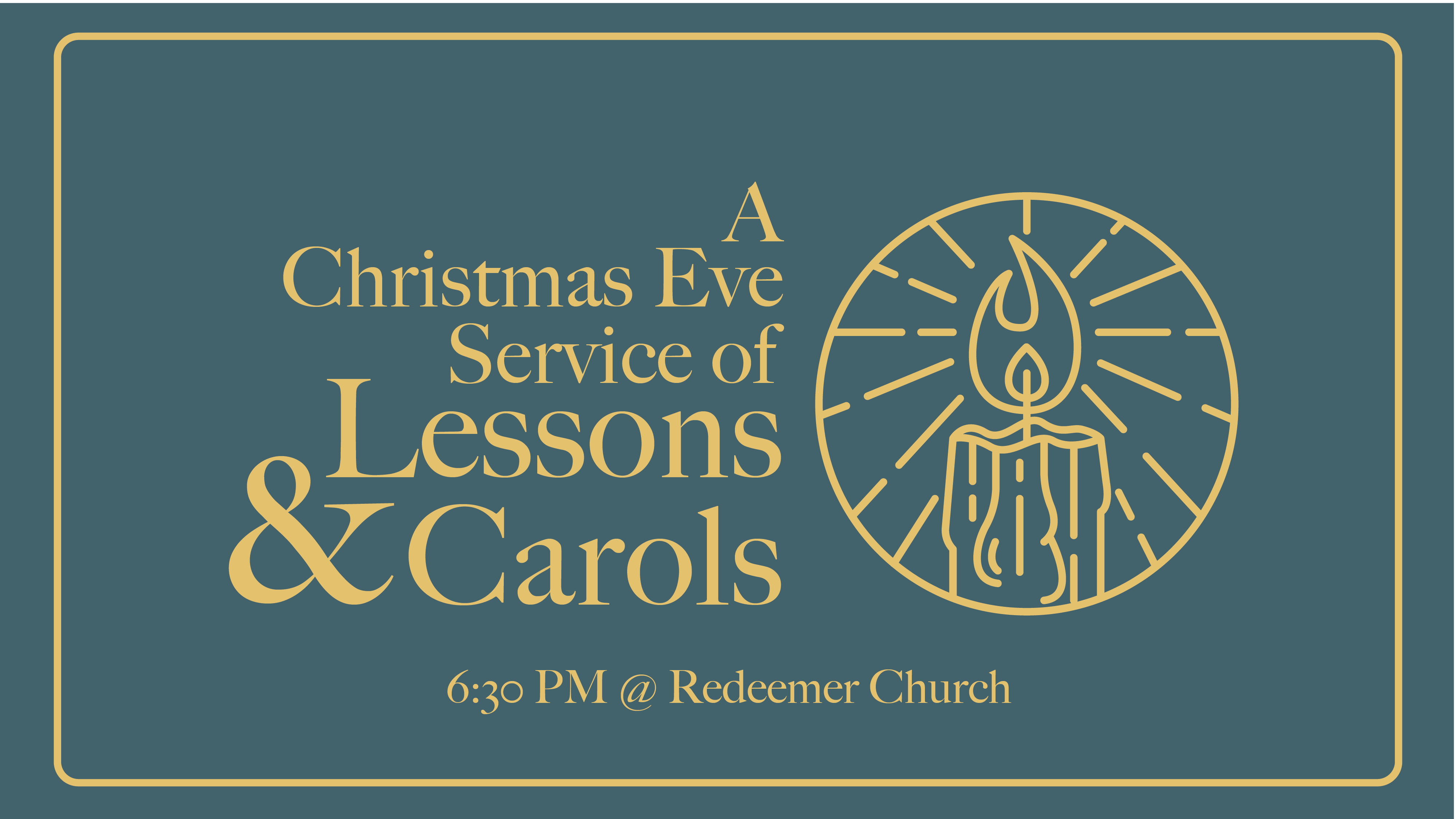 Lessons and Carols event