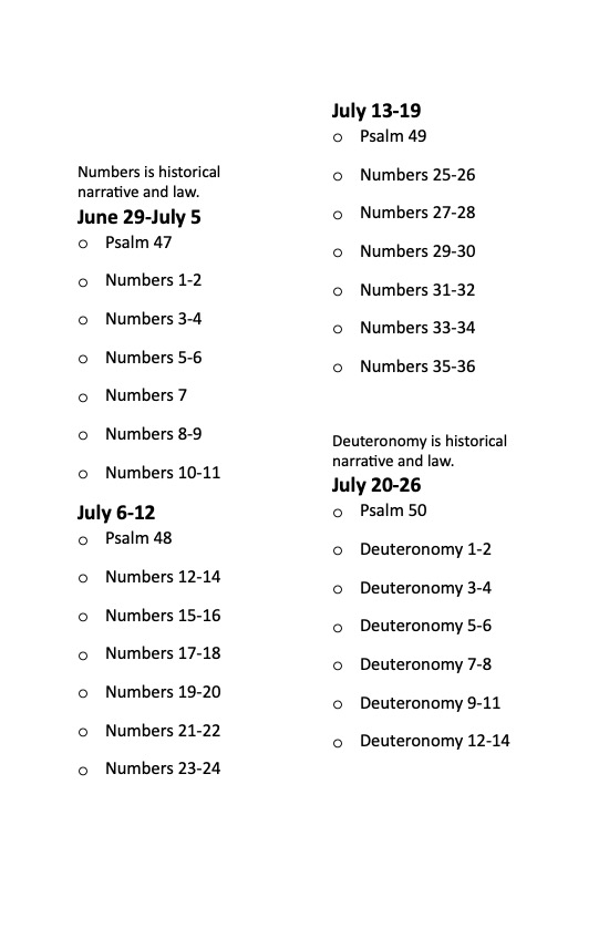 Redeemer Reading 4