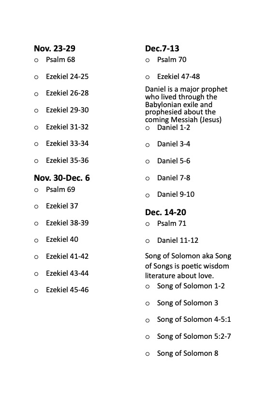 Redeemer Reading 9