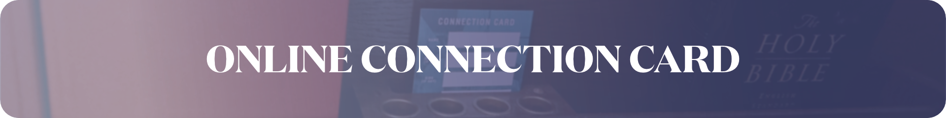 Connection card banner web