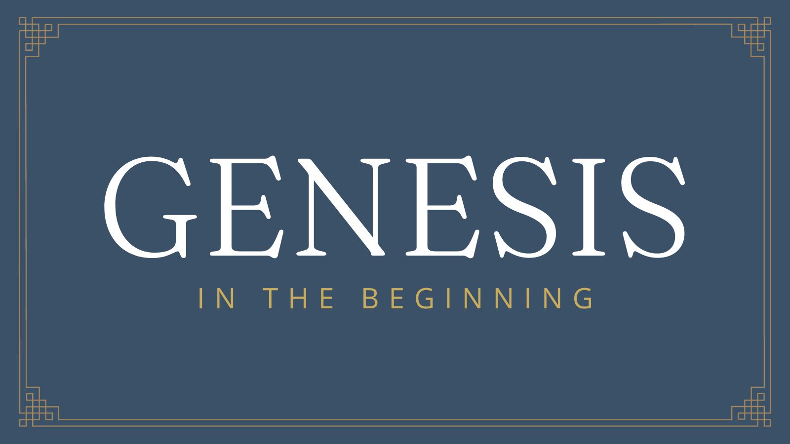 Genesis: In the Beginning banner
