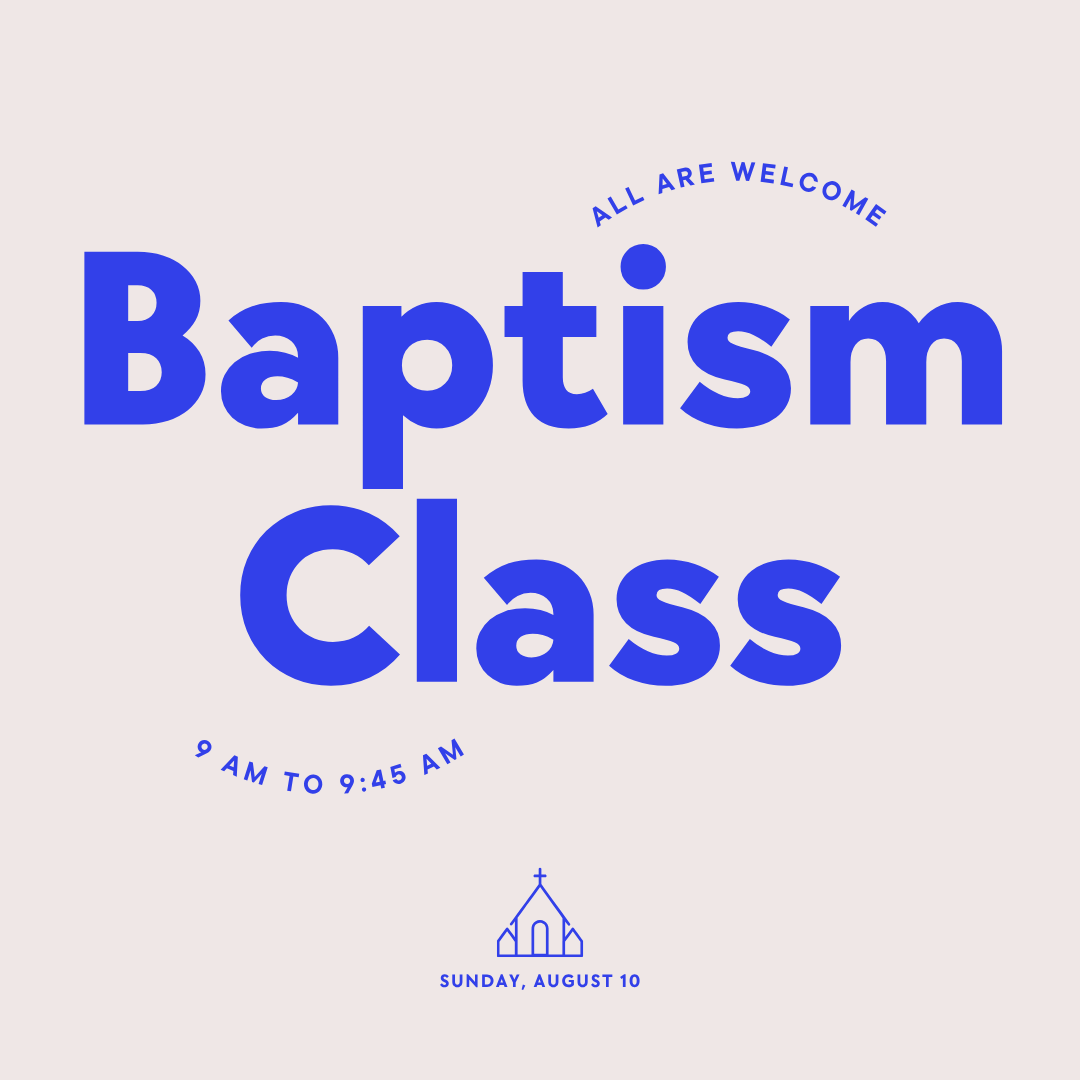 Bright Blue Bold Typographic Christian Church Invitation Instagram Post image