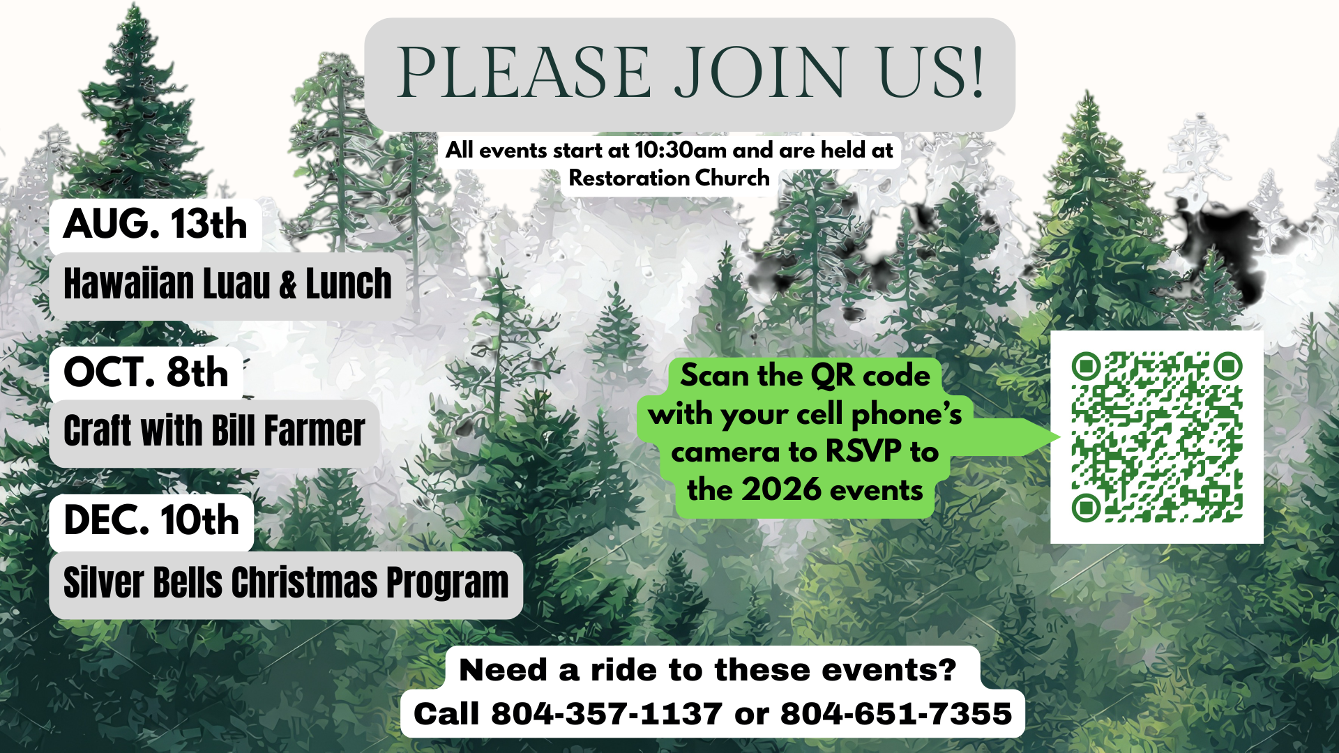 Ever Green Events Fall 2026 Slide