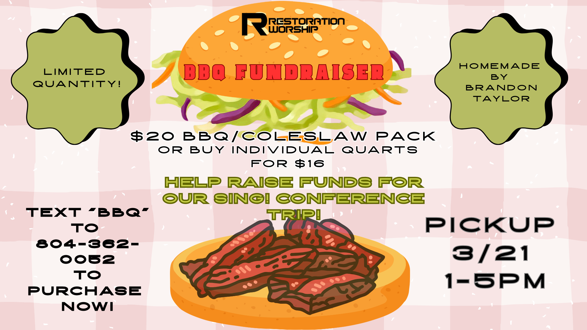Main Slide - BBQ Fundraiser