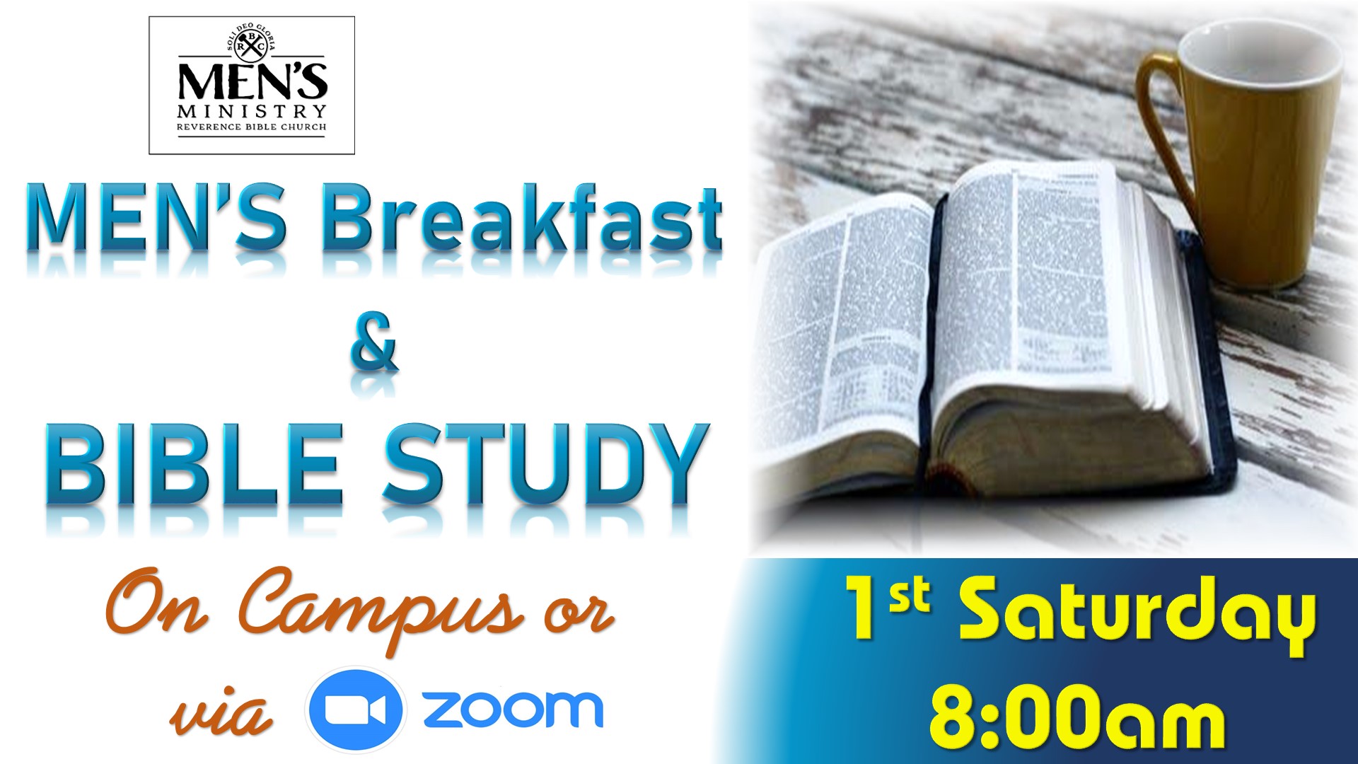 Mens Breakfast & Bible Study 8_00am image
