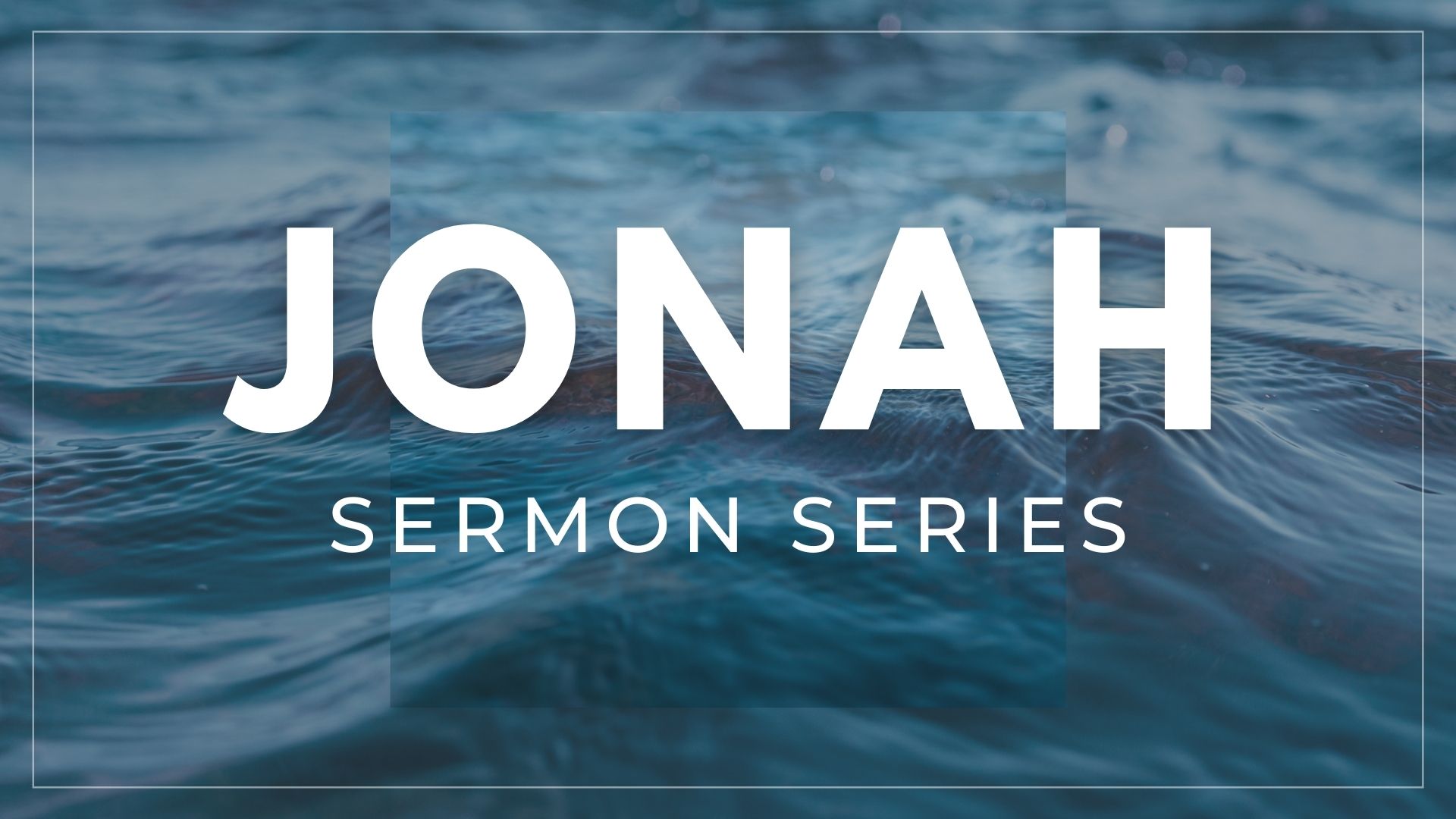 Jonah: Prodigal Prophet and a Gracious God  banner