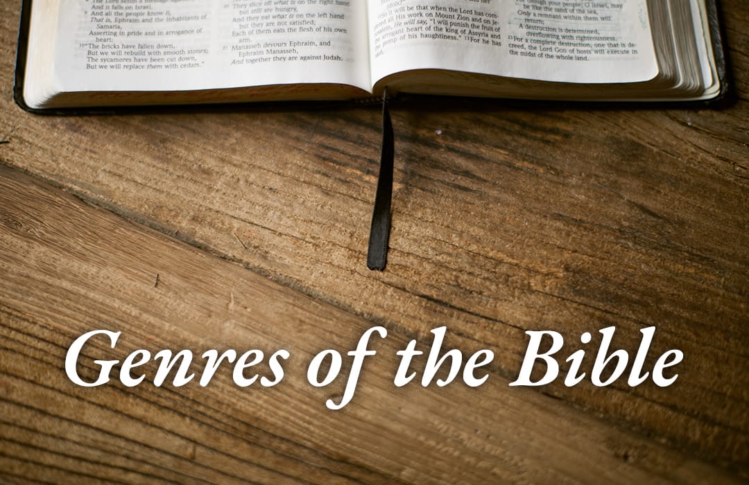 Genres of the Bible banner