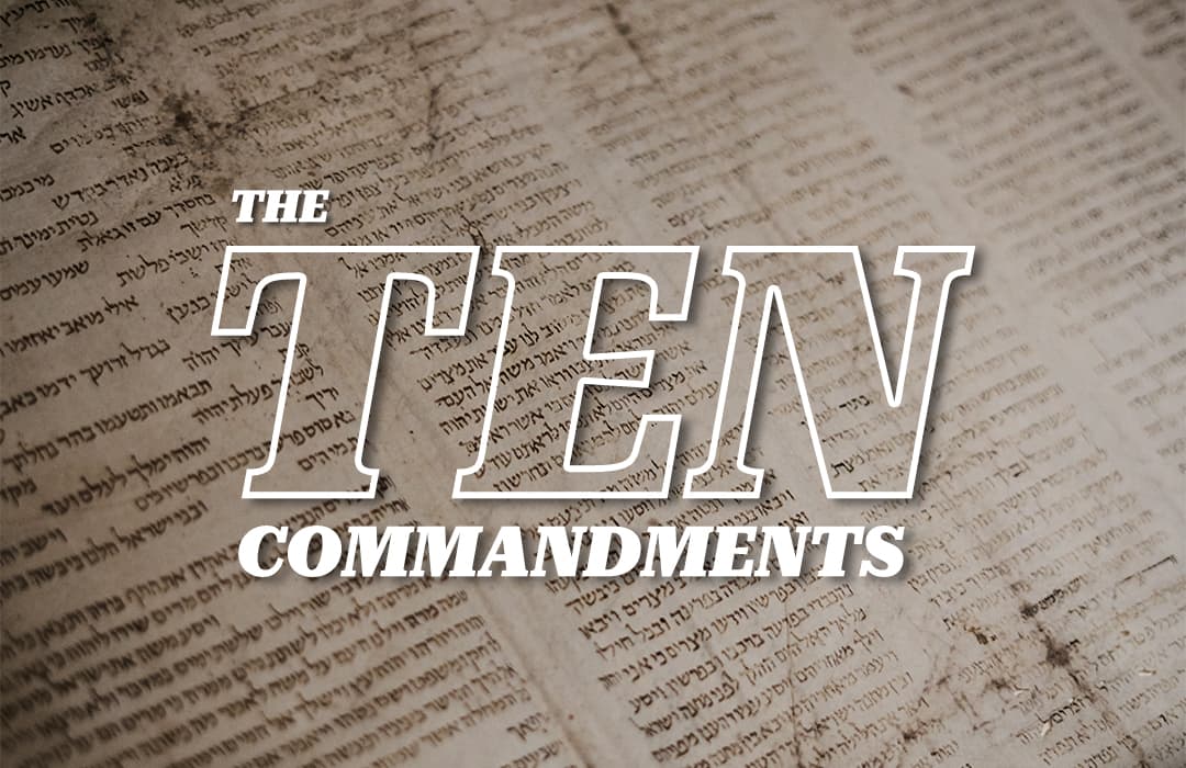 The Ten Commandments banner